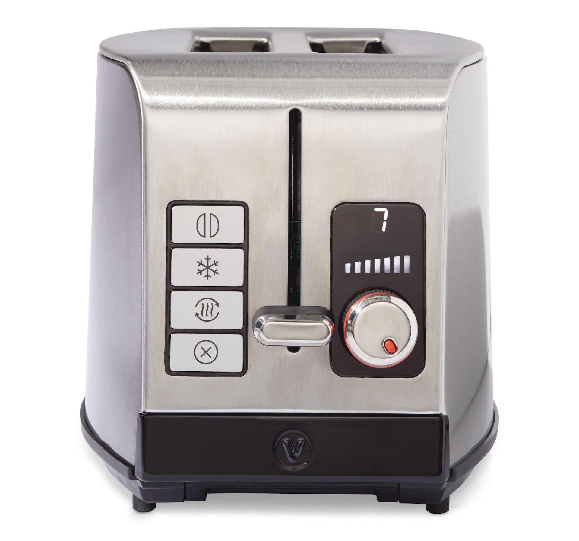 Vida by PADERNO Digitaler Edelstahl-Toaster, 2-Scheiben