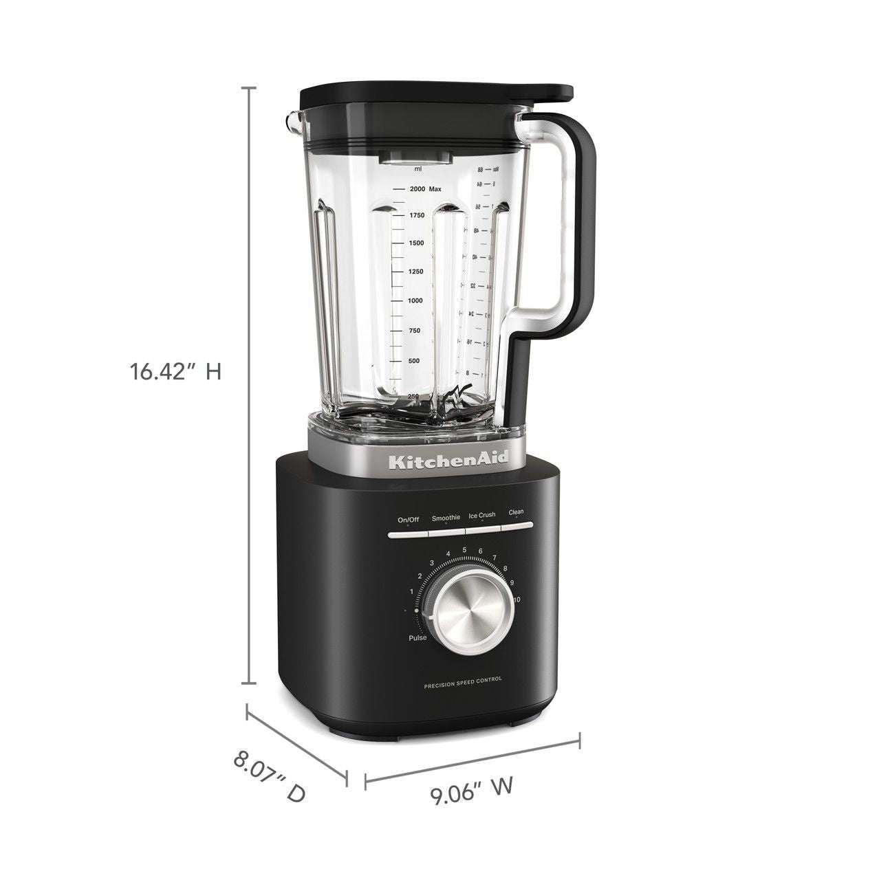 KitchenAid 10-Gang-Matte Black Pure Power Mixer