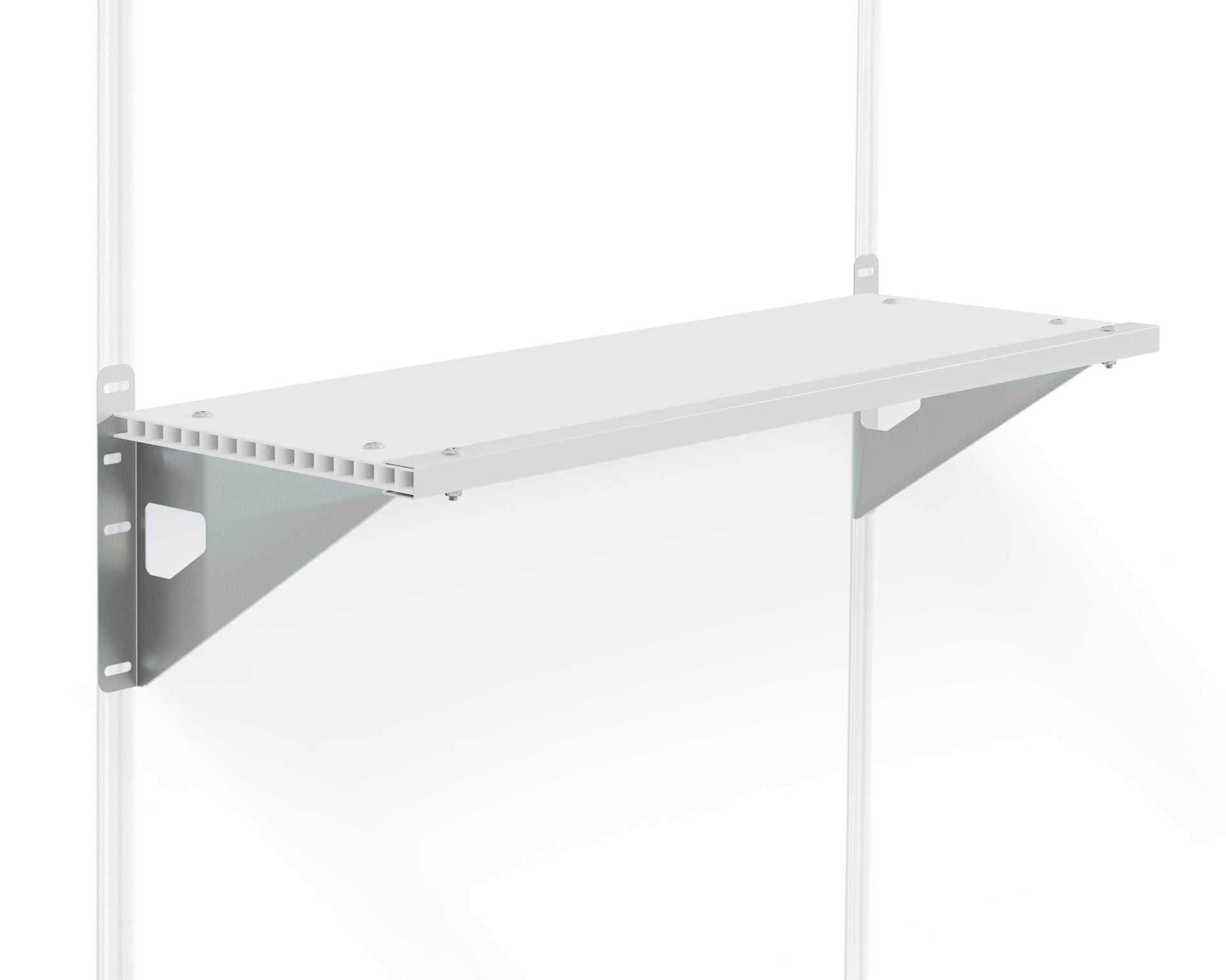 CANOPIA Polycarbonat-Regalsatz mit Stahlhalterungen, 30-kg