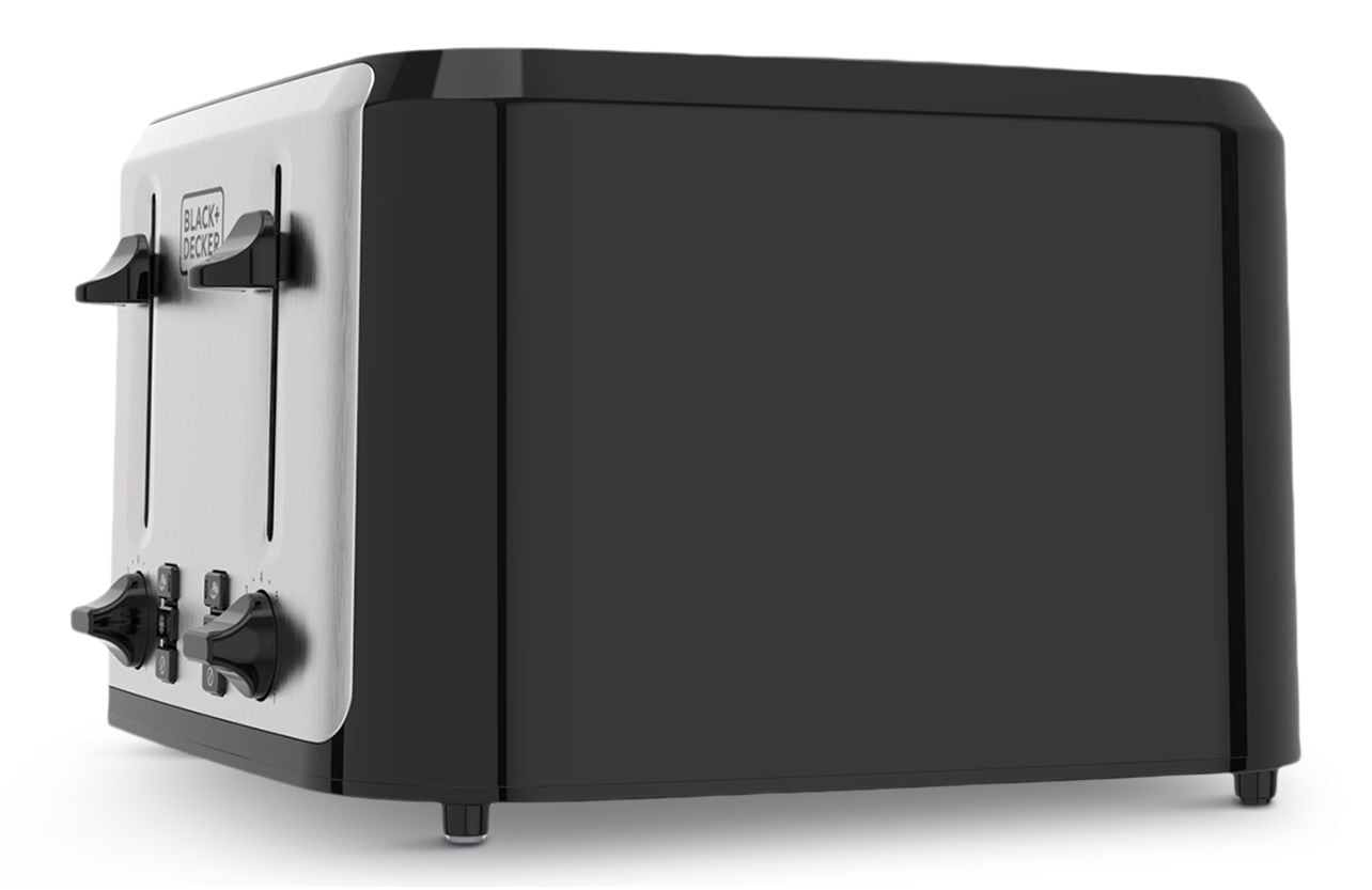 Black & Decker extra breite Slots Toaster mit 7 Einstellungen, 4-Scheiben