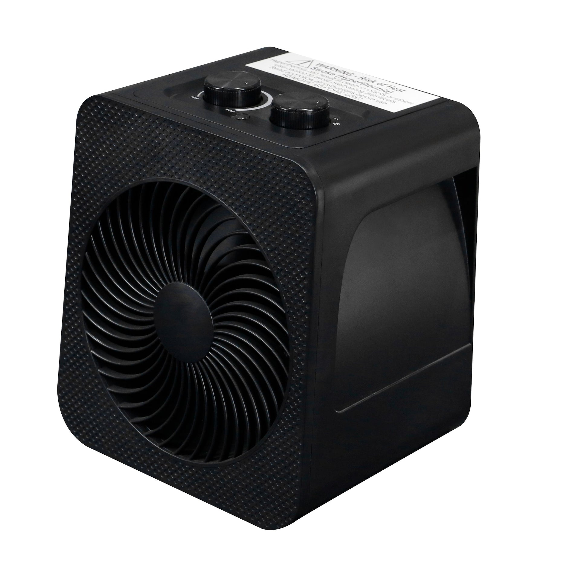 NOMA tragbare 2-In-1-Personalheizung & Ventilator, 1500W, schwarz