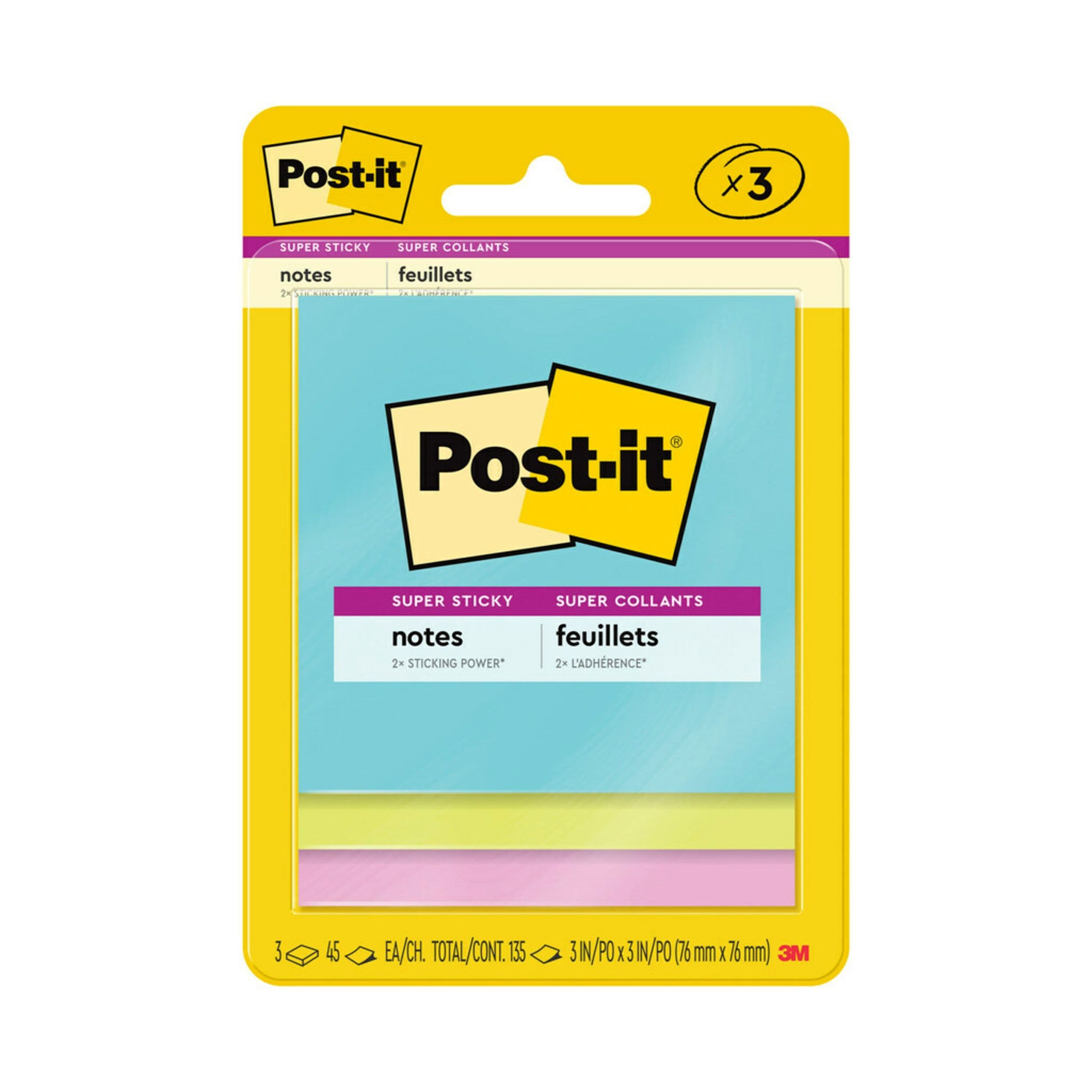 Post-it Superklebrige Noten Supernova Neons Noten, 3-pk