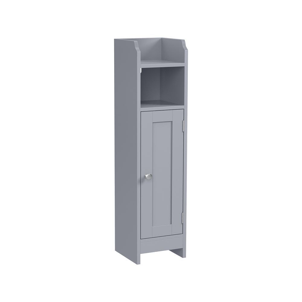 Songmics Home 6-stufiges Taubengrauschrank mit 5 verstellbaren Regalen