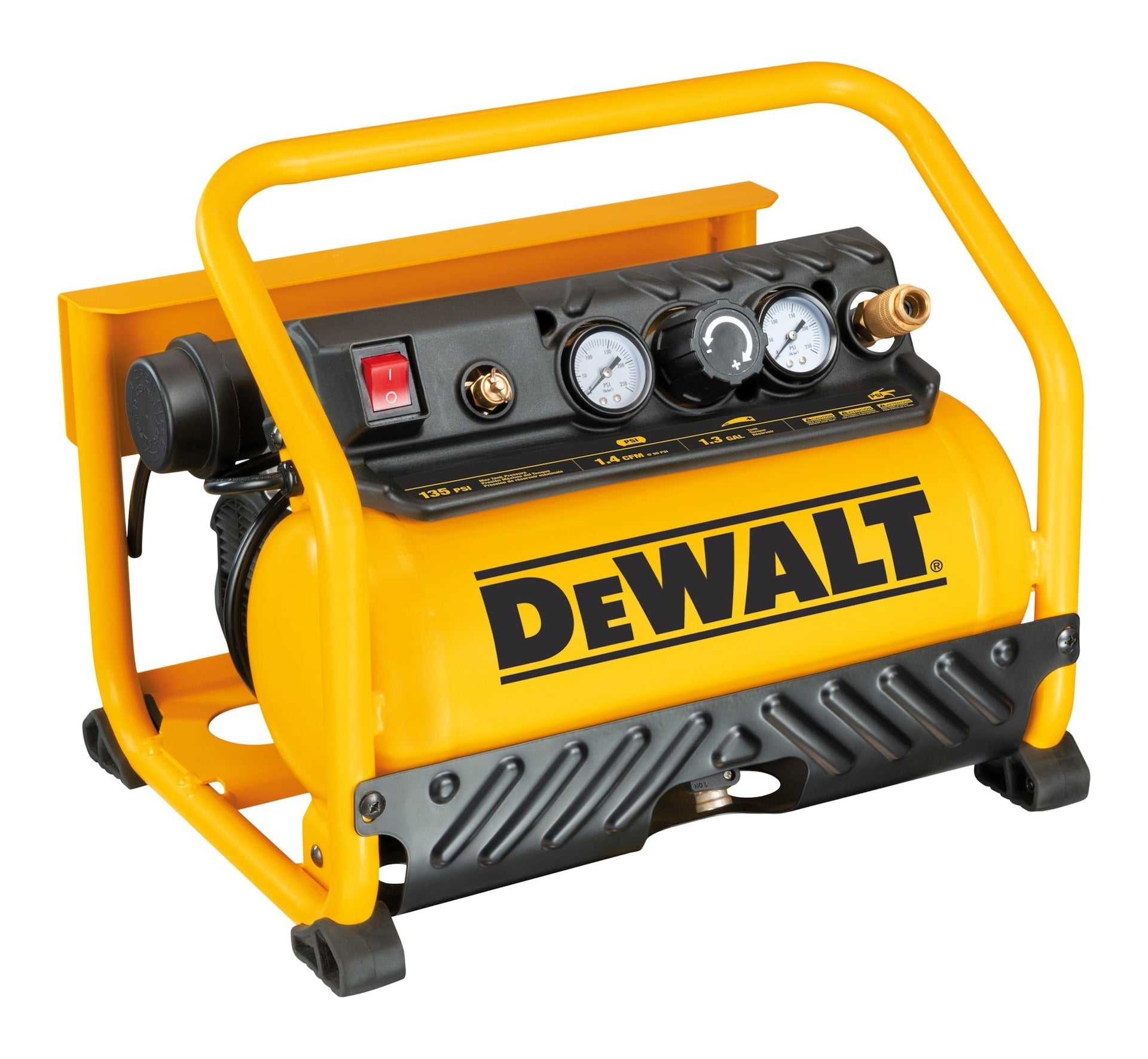 DEWALT 1,3-Gallonen-XTREME-Ruheluftkompressor, 135 PSI