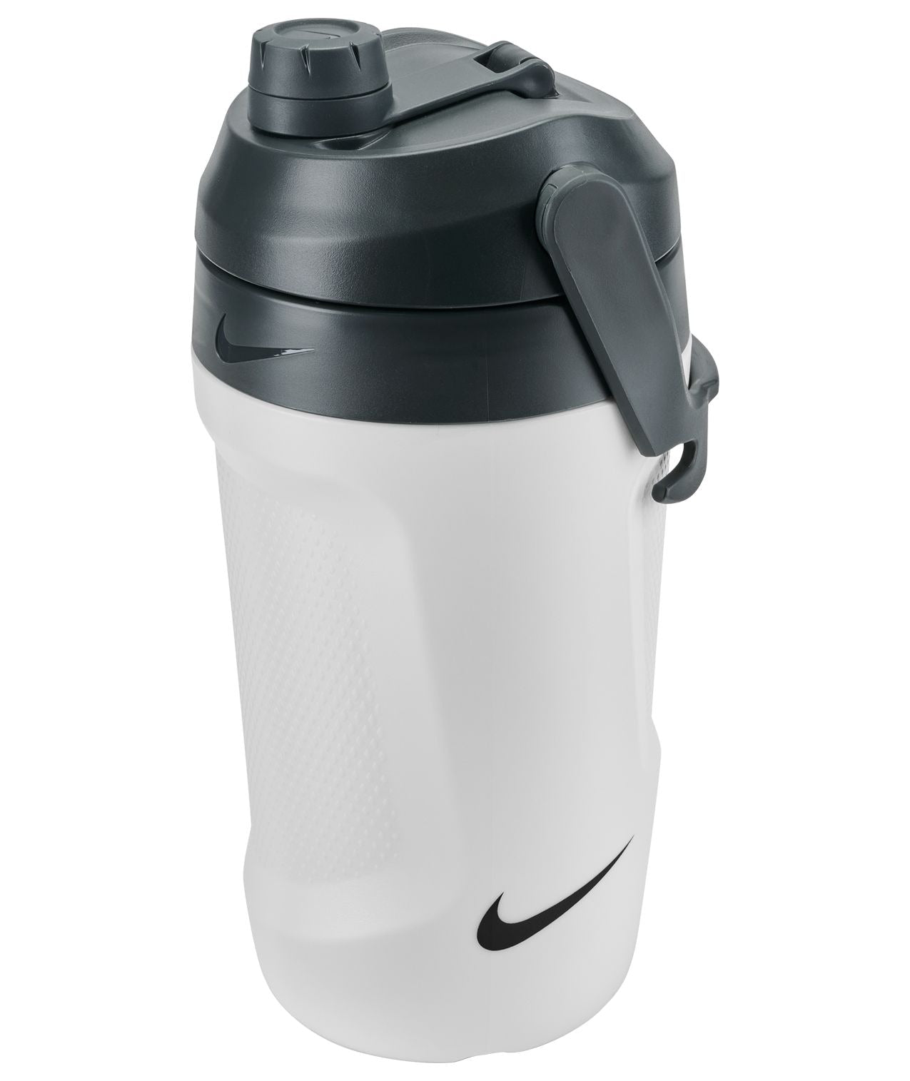 Nike Kraftstoffkanne 40-oz weiße isolierte Chug-Flasche mit Griff
