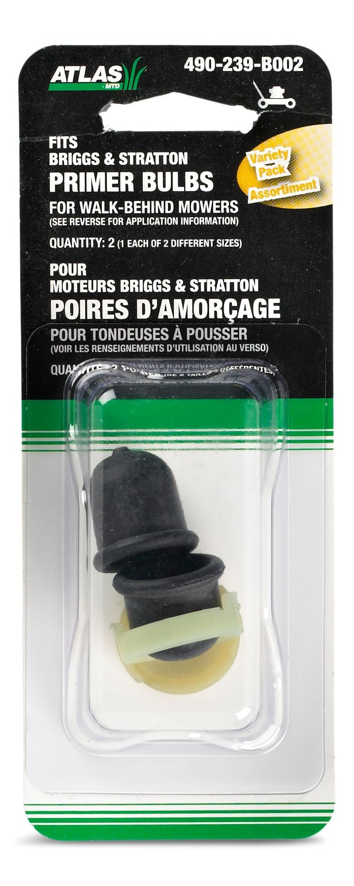 MTD Anzündlampen für Briggs- und Strattonrasenmäher, 2-Pc