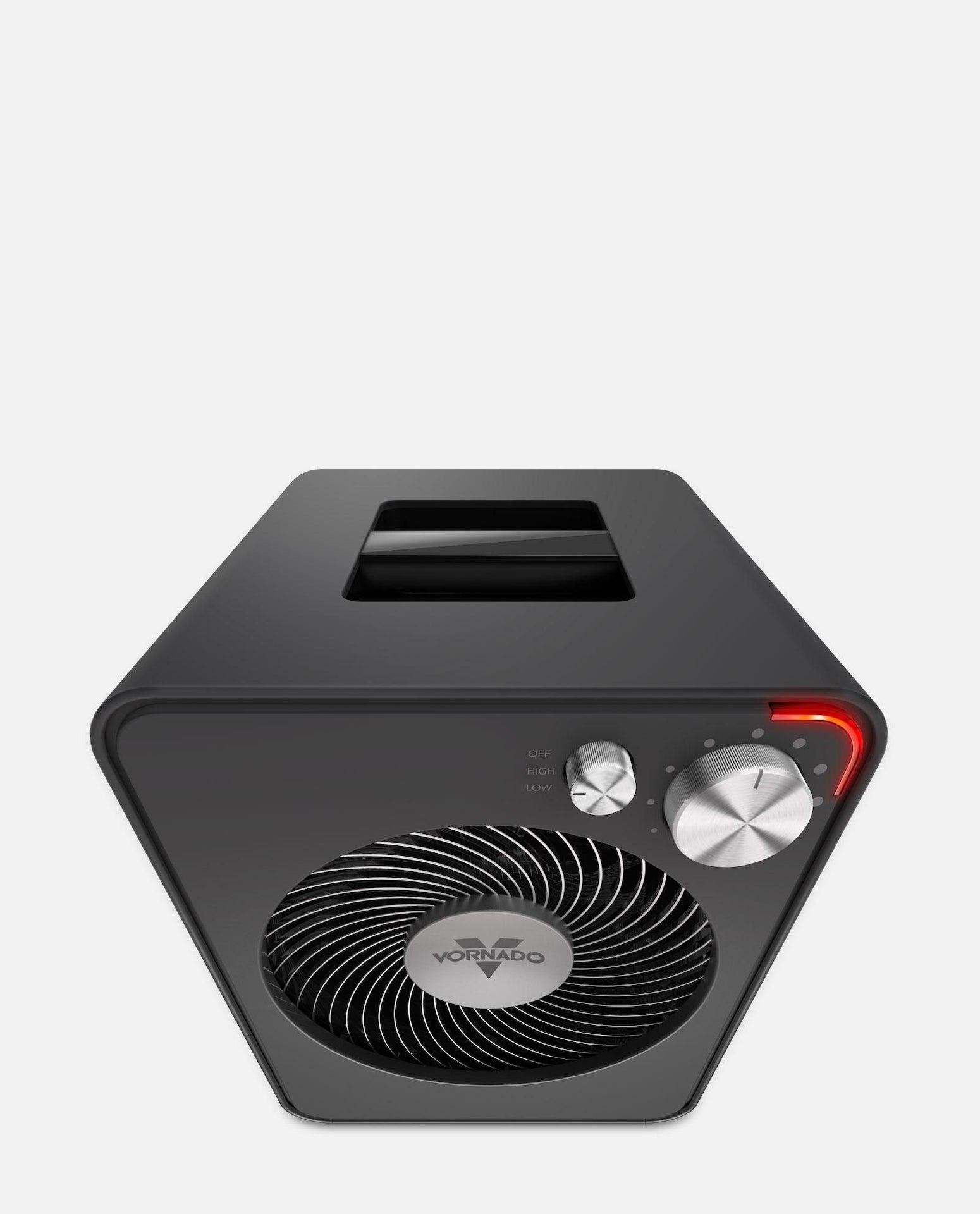 Vornado VMHi300 Ganzraum-Metallheizung mit einstellbarem Thermostat, sturmgrau
