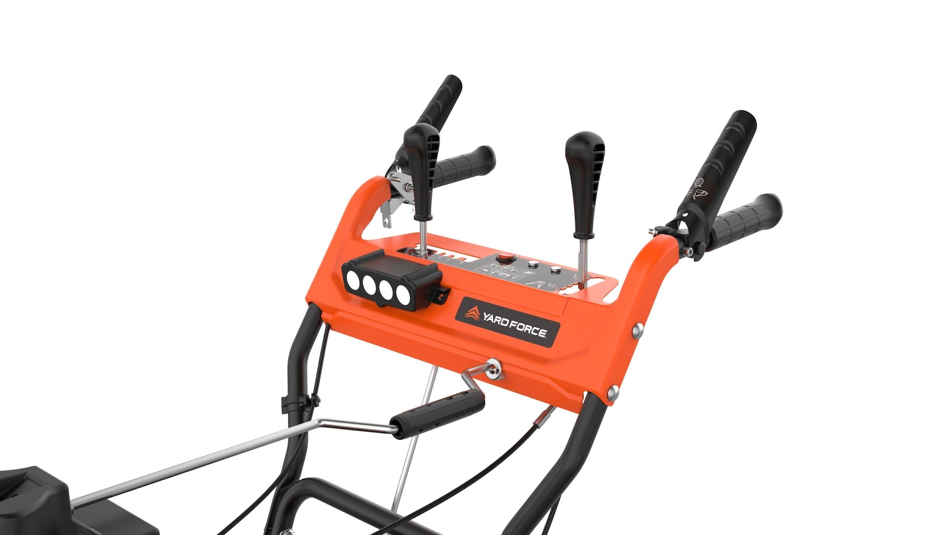 YardForce 24-in 212cc 2-stufiger Schneebläser mit Stahlrutsche