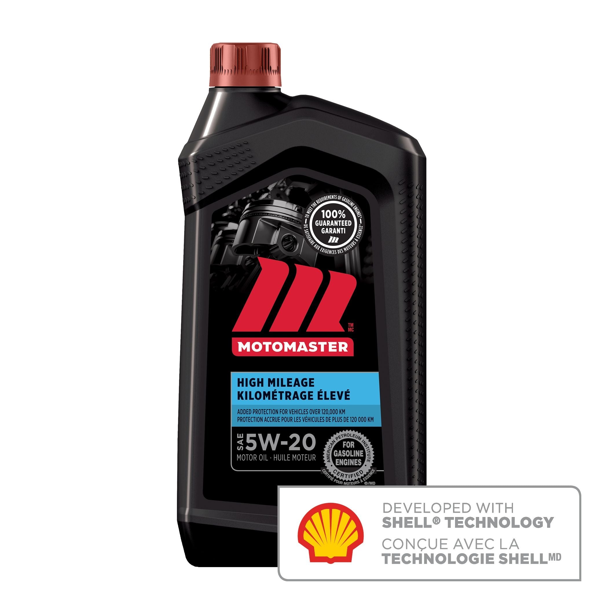 MotoMaster hohe Laufleistung 5W20 konventioneller Motor / Motoröl, 946-mL