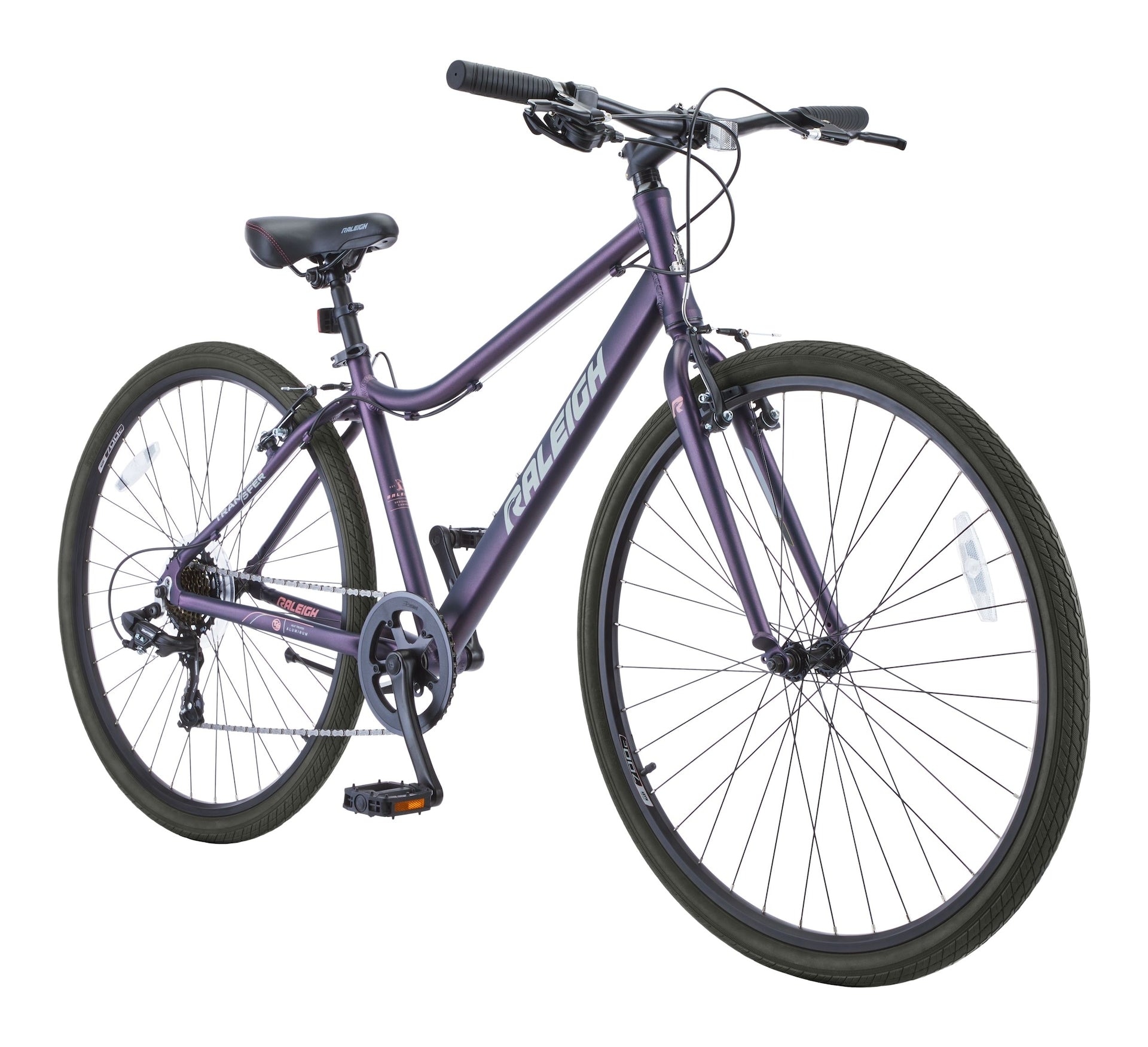 Raleigh Entourage Stadtfahrrad, Aluminiumrahmen, 700C, lila