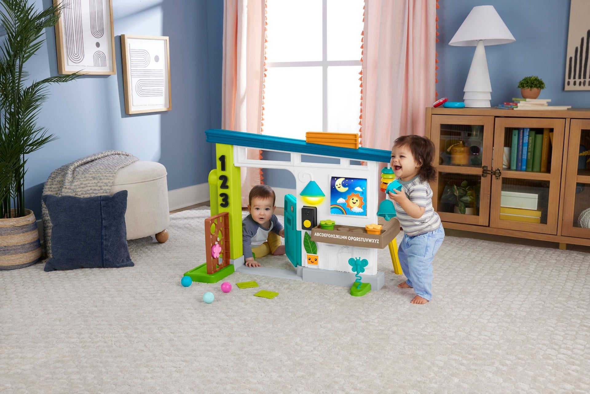 Fisher-Price Lachen und lernen ultimatives Spielhaus, Baby & Kleinkind elektronisches Lernspielzeug