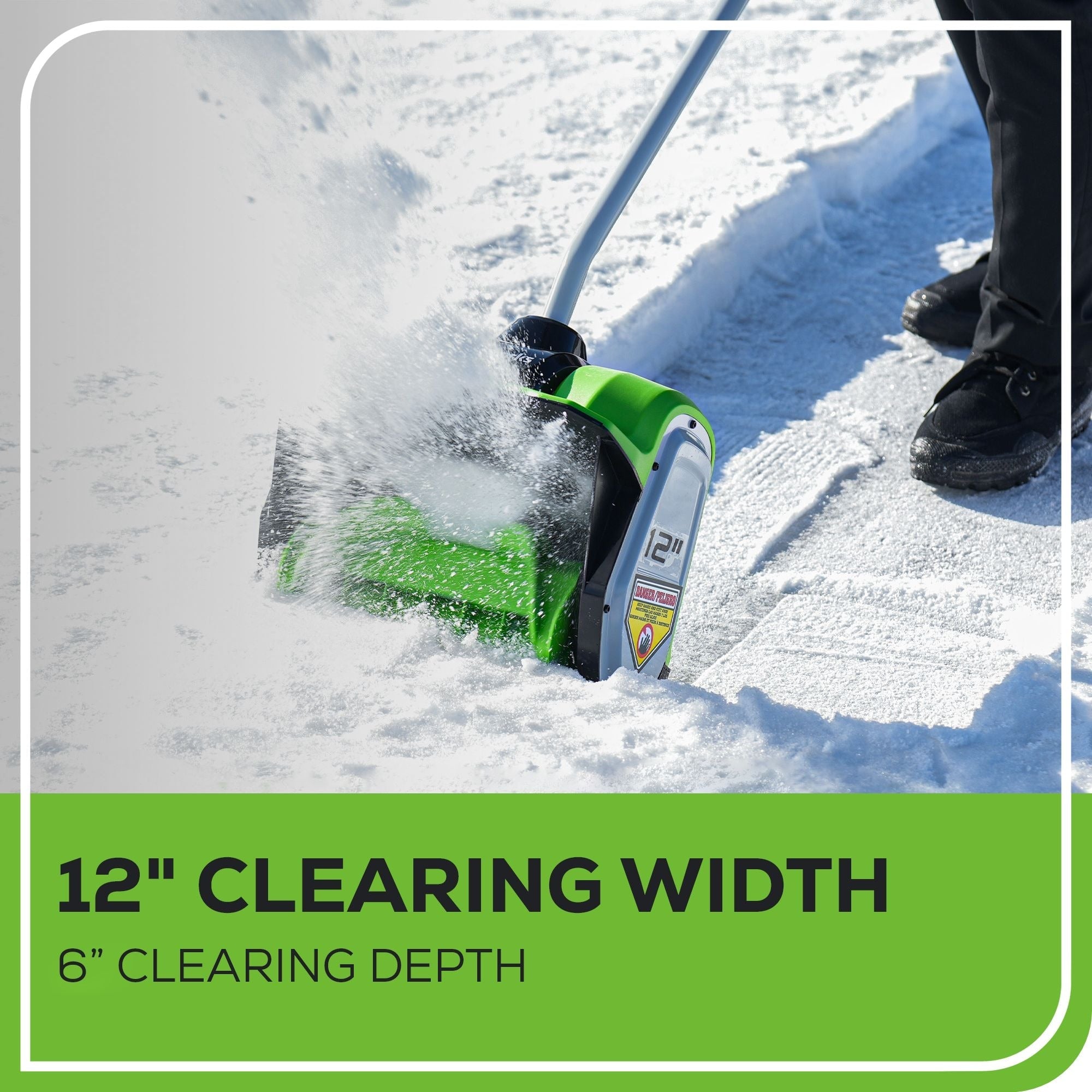 Greenworks 40V schnurlose Schneeschaufel, 12-in (nur Werkzeug)