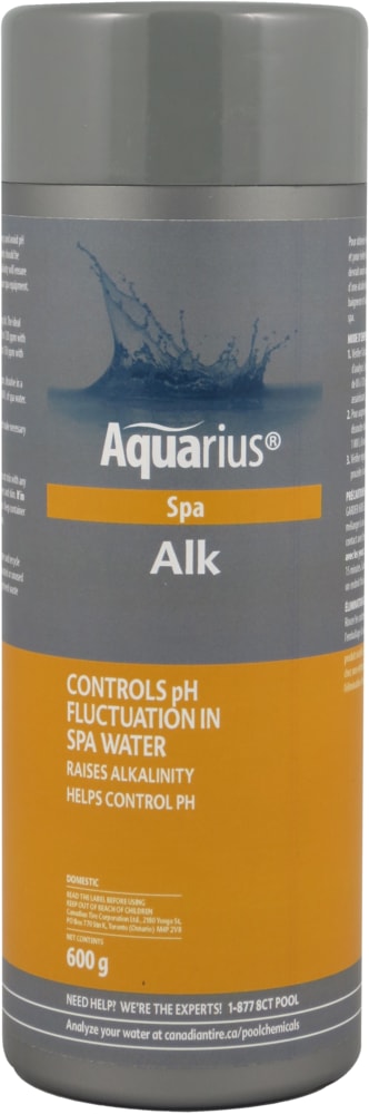 Aquarius Alk Spa alkalische Booster, 600-g