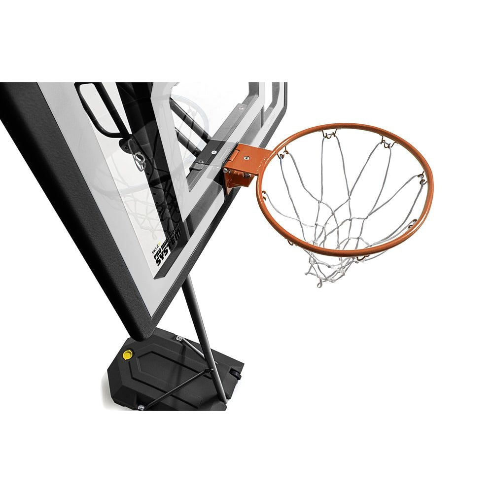 SKLZ Pro Mini Kinder tragbares verstellbares Basketball-Backboard am Pool, Reifen & Netzsystem mit Ball, 33-in