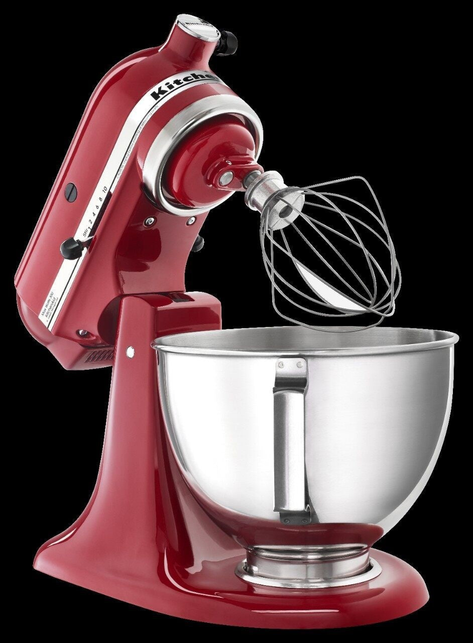 KitchenAid 4,5 Quart Tilt-Head Standmixer mit 10 Gängen, Empire Red