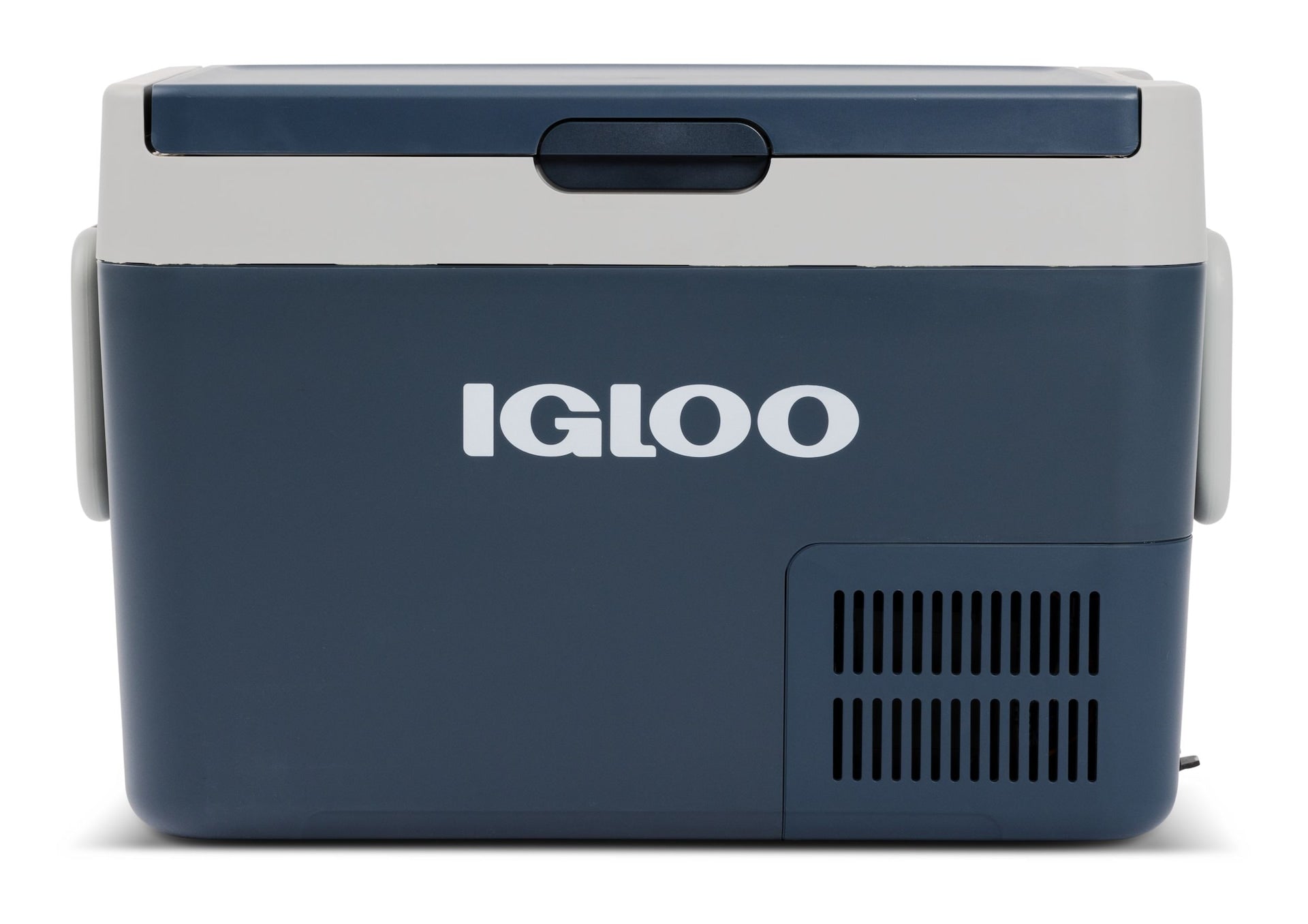 Igloo tragbarer elektrischer Kompressorkühler, blau, 32 QT