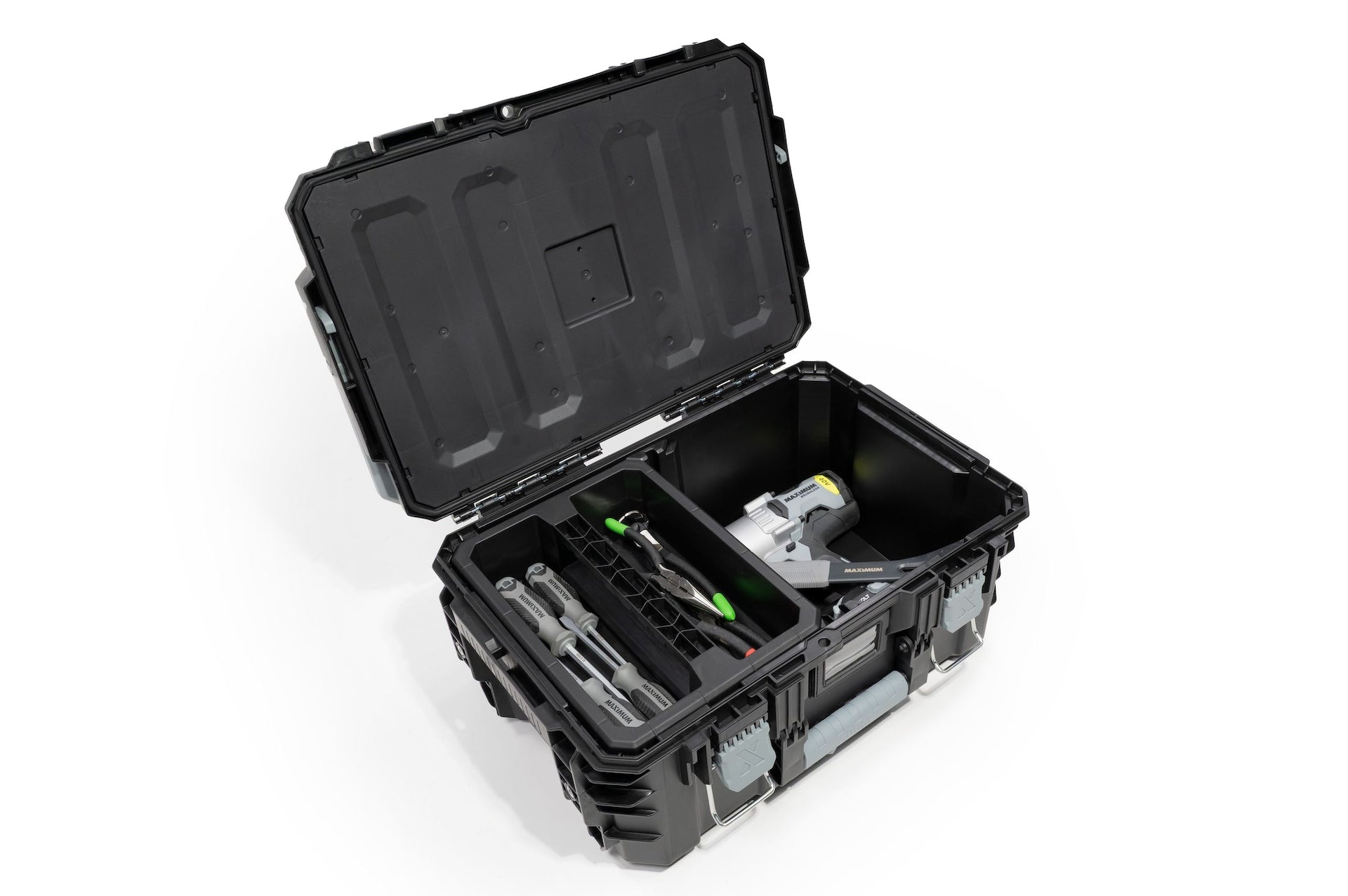 MAXIMUM brix modulare tragbare Medium Toolbox/Tool Storage, IP65, 23x16x11-in