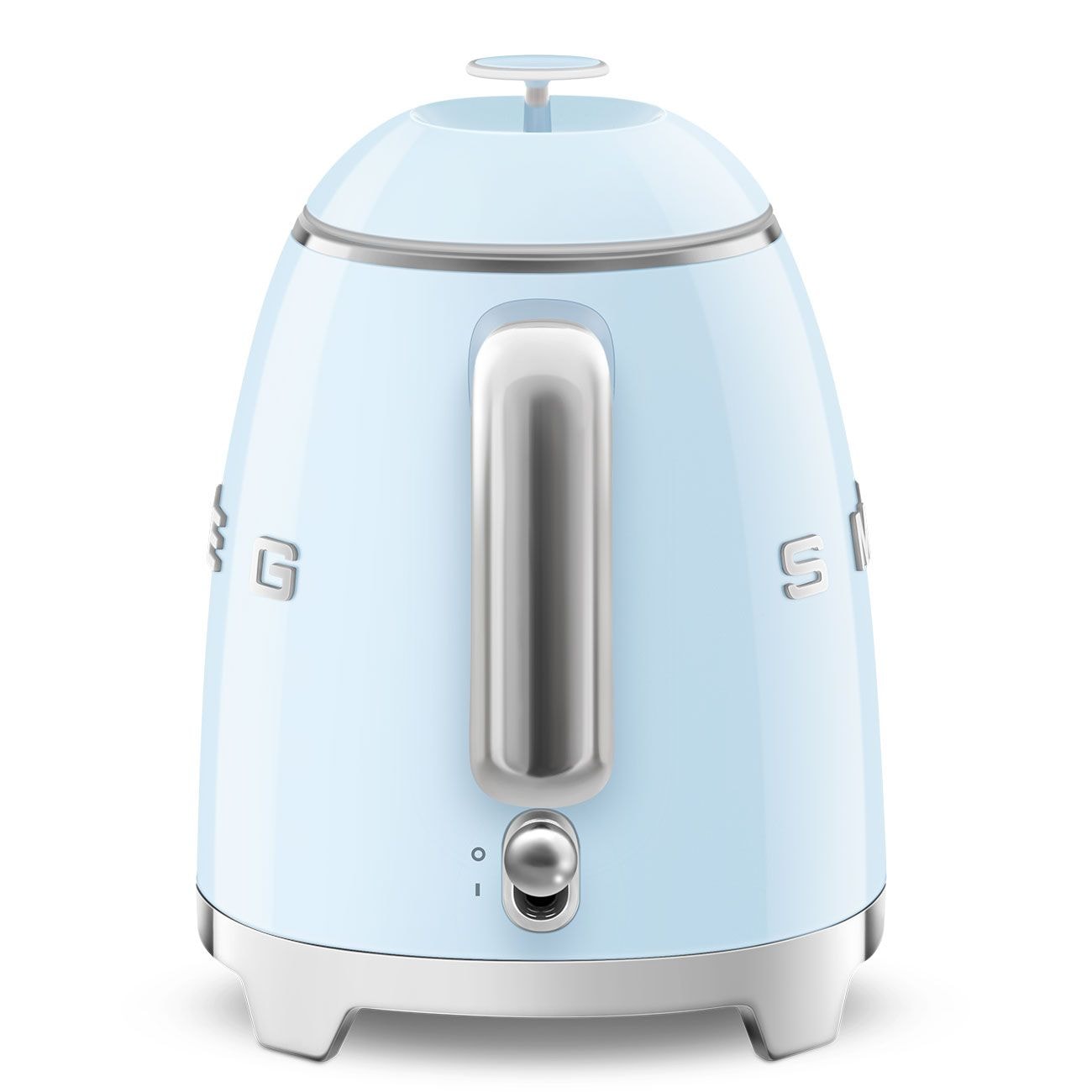 Smeg Elektro-Mini-Kessel im Retro-Stil mit schnurloser Basis, hellblau, 0,8-l