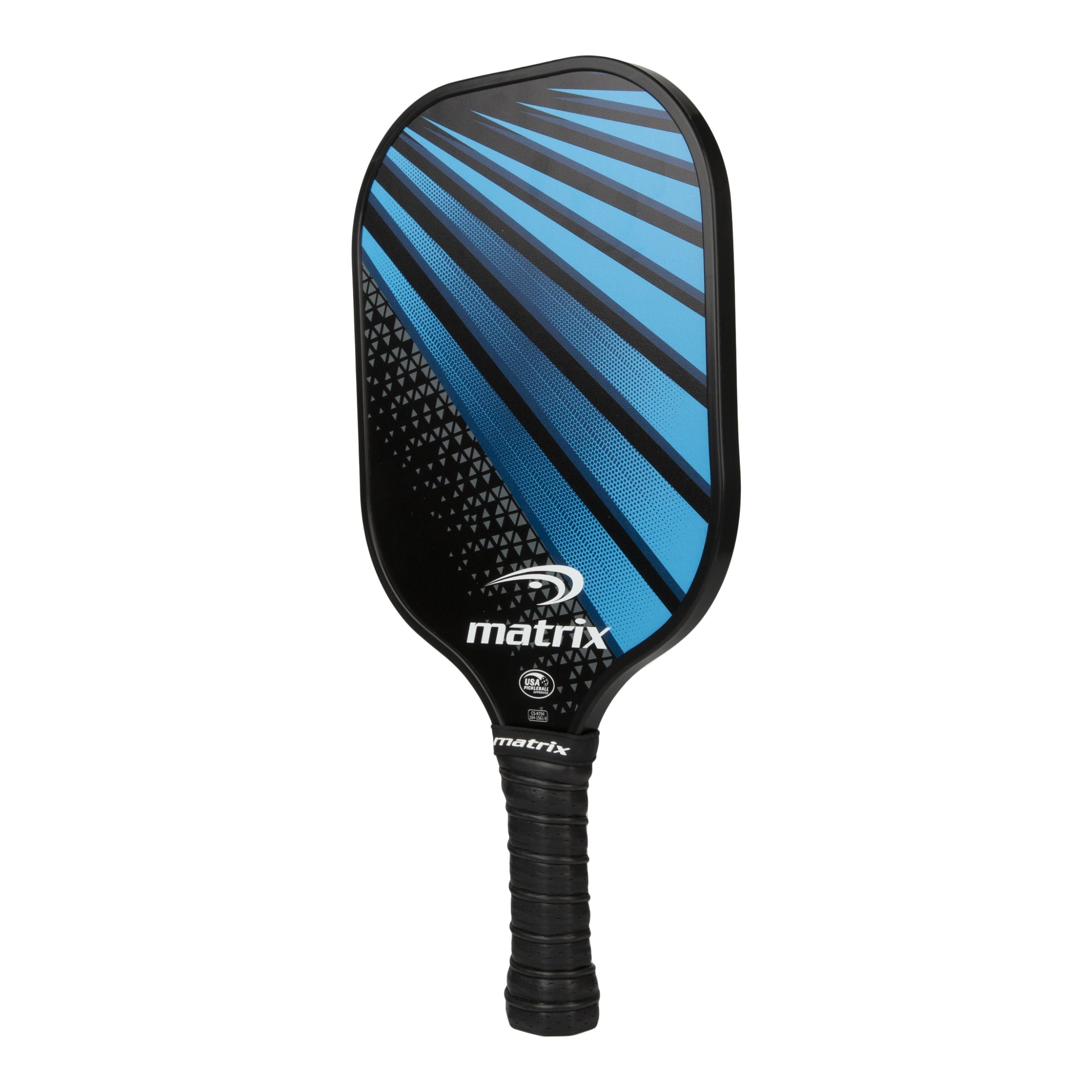 Matrix Graphit-Kohlefaser hochfeste Pickleball-Paddel/-schläger, USAPA zugelassen, schwarz