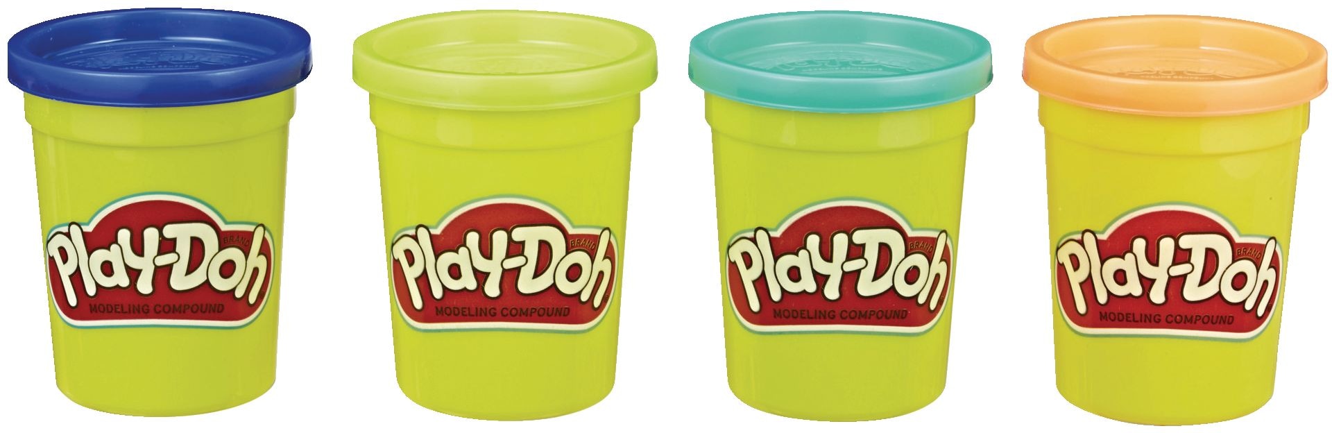 Hasbro Play-Doh-Modellierung von Kreativspielzeug für Kleinkinder, sortiert 4 PK, ab 2 Jahren