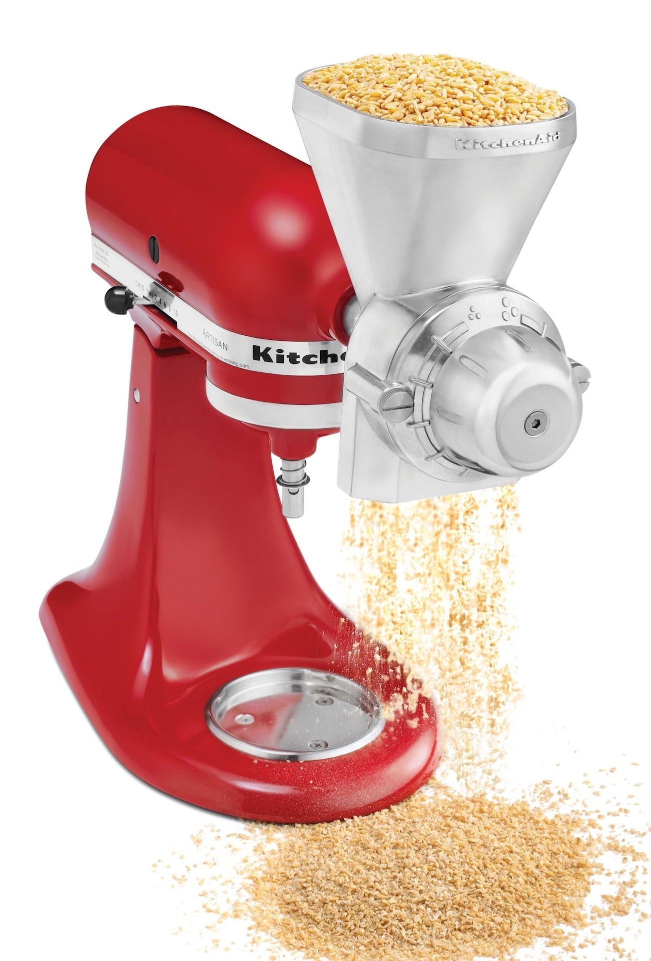 KitchenAid Kornmühlen-Stativmischeraufsatz mit 12 Mahlebenen