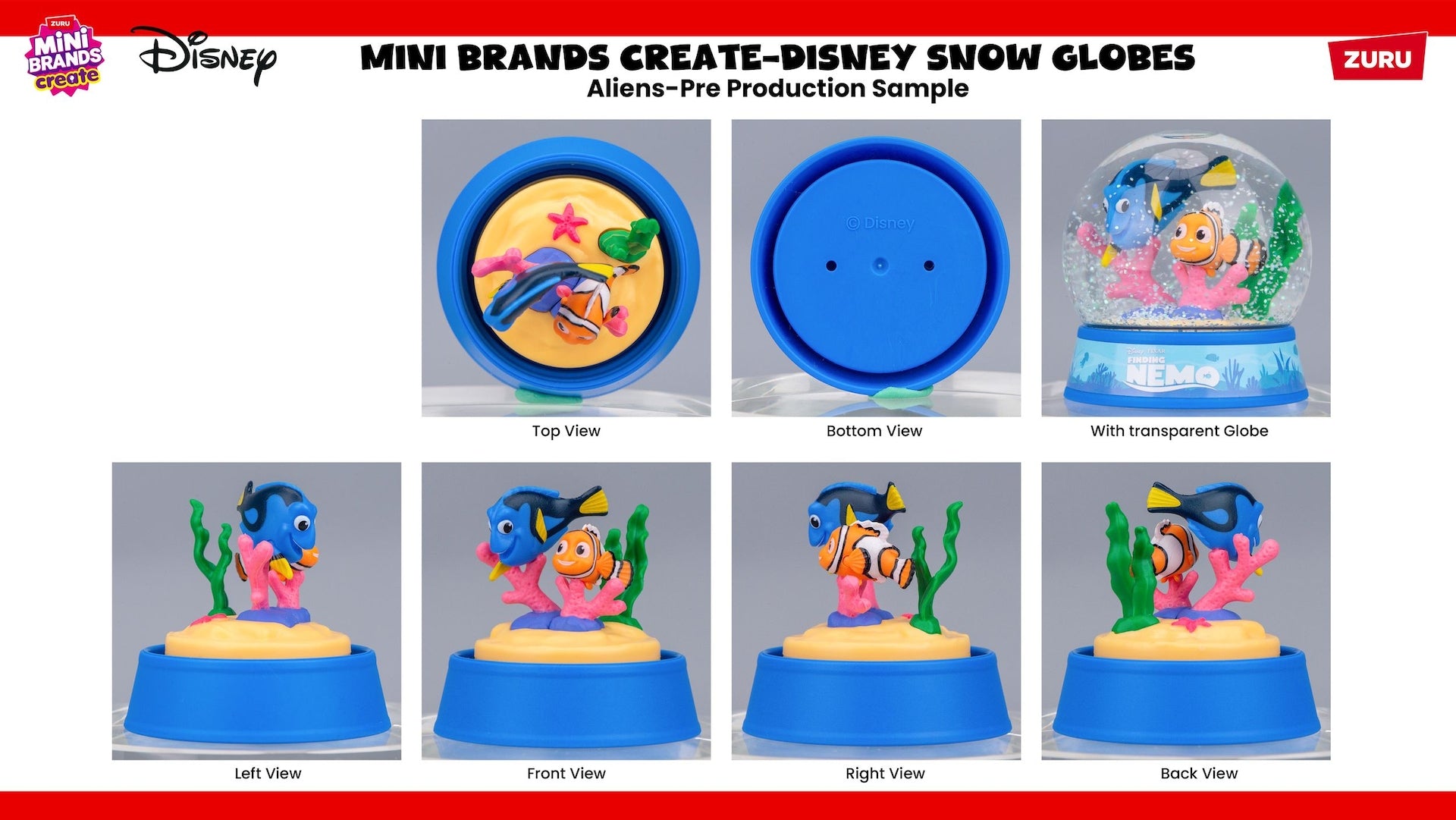 Mini Marken Schnee Globen Disney Serie 1 Kapsel