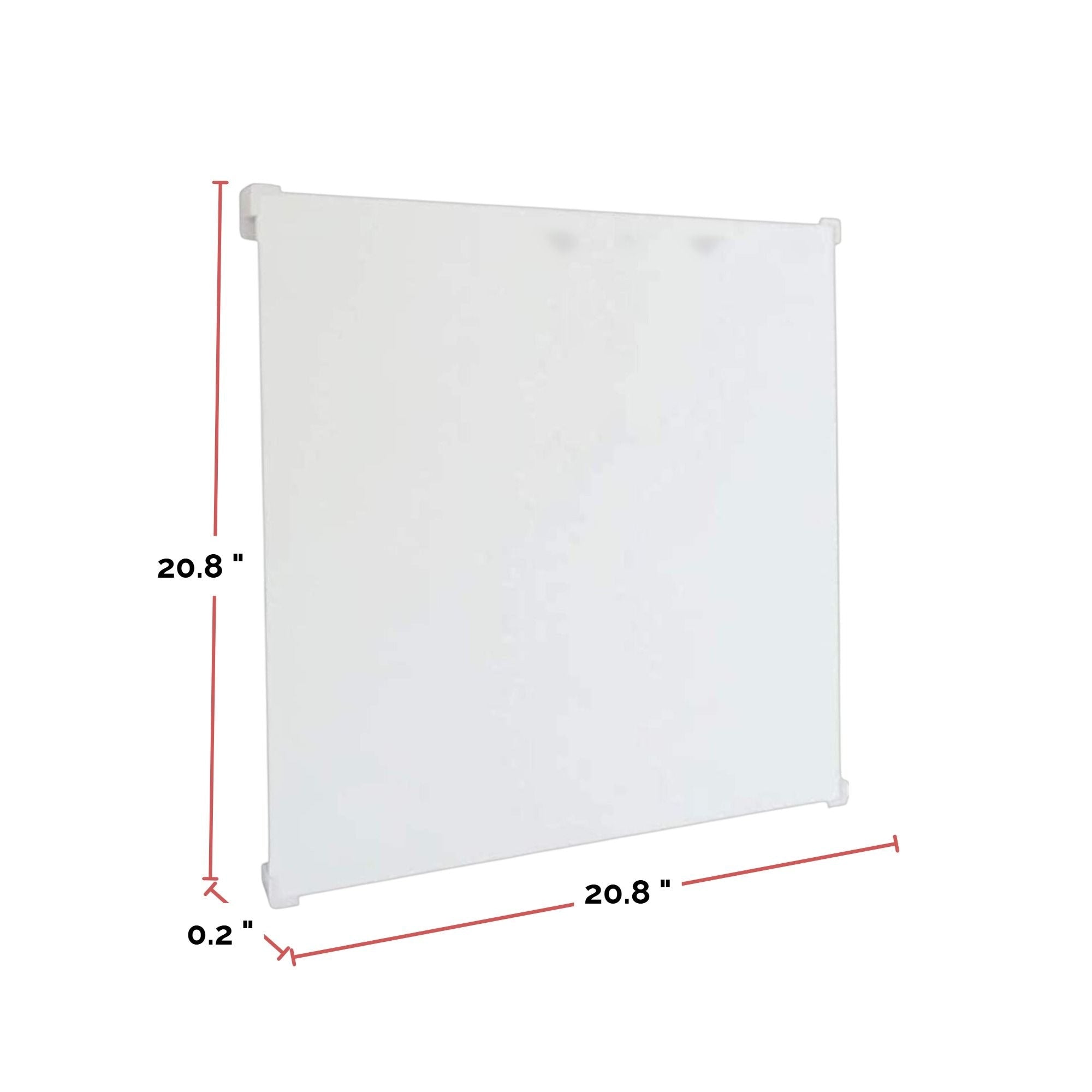 Amaze Heizung Hitzeschutz für 400 W Heizung, weiß