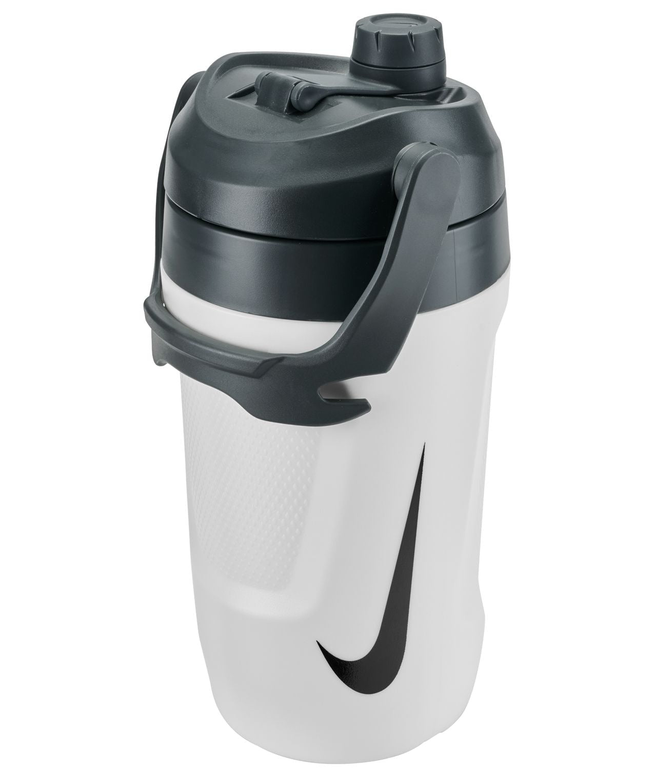 Nike Kraftstoffkanne 40-oz weiße isolierte Chug-Flasche mit Griff
