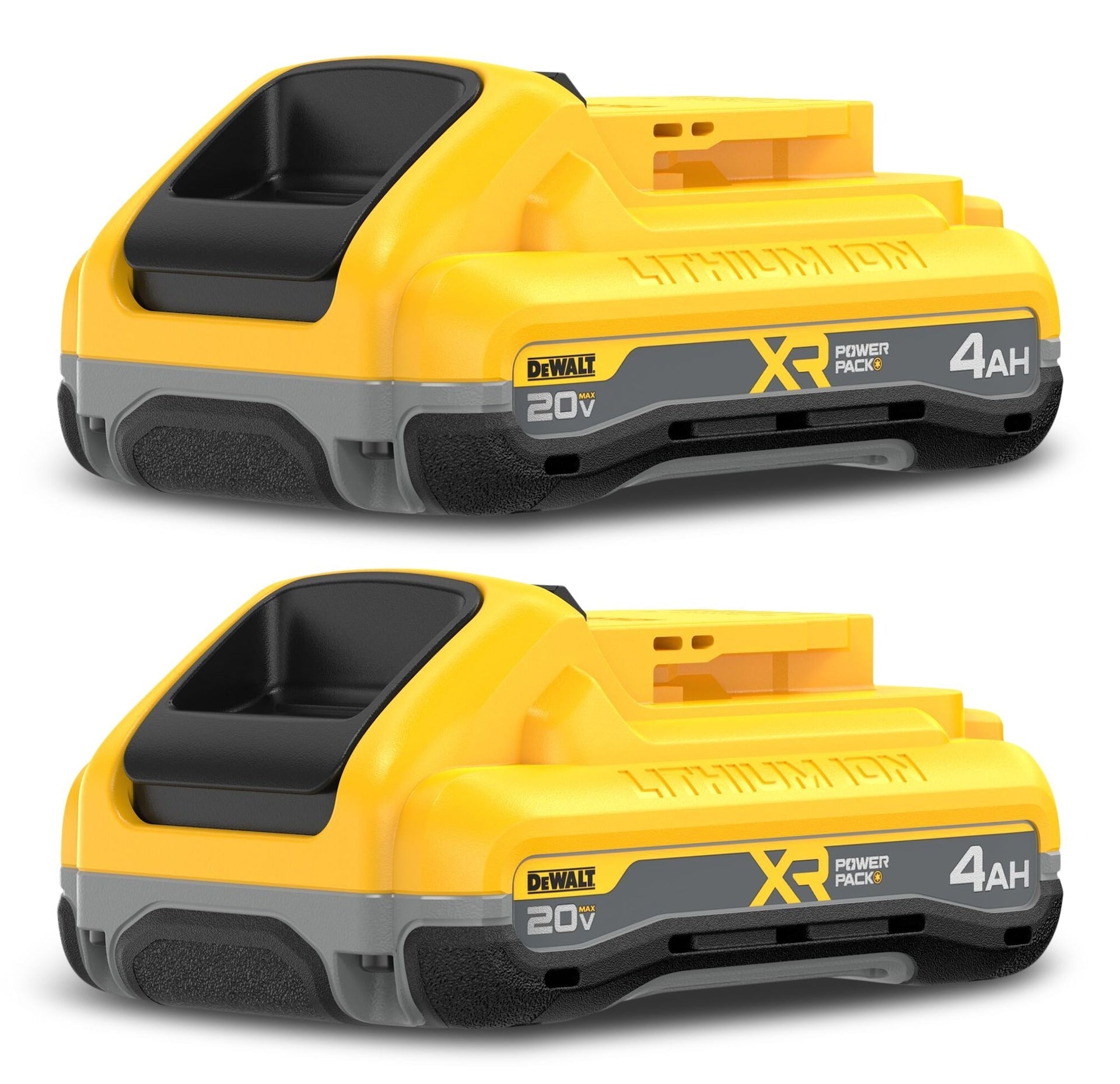 DEWALT 20V MAX XR 4Ah Powerpack Batterie mit LED-Anzeige, 2-pk