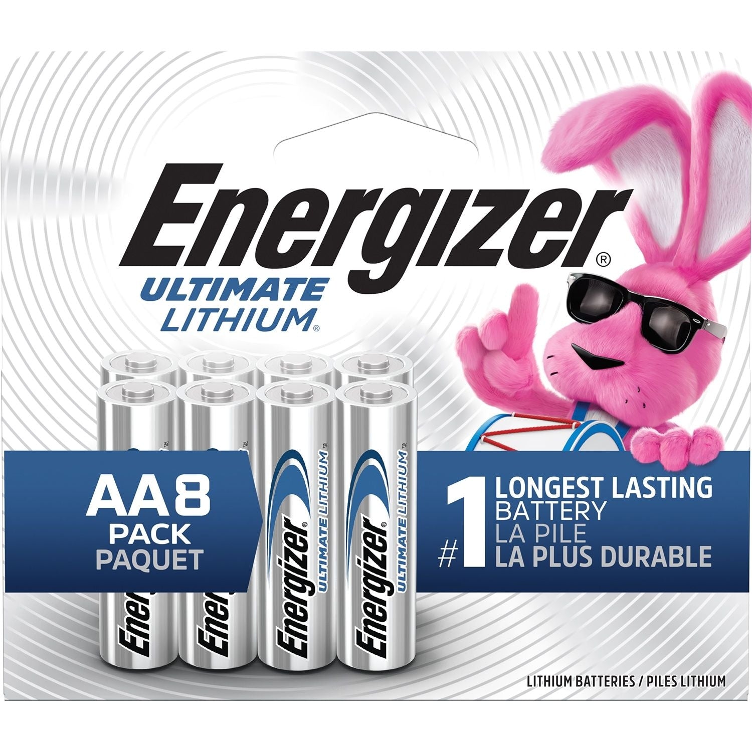 Energizer ultimative AA Lithium-Batterien, langlebig, Allzweck, 8-pk