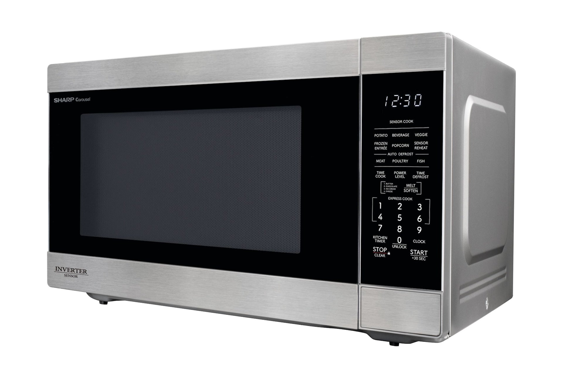 Sharp XL Arbeitsplatte Mikrowelle mit Wechselrichter, 2,2-cu-ft