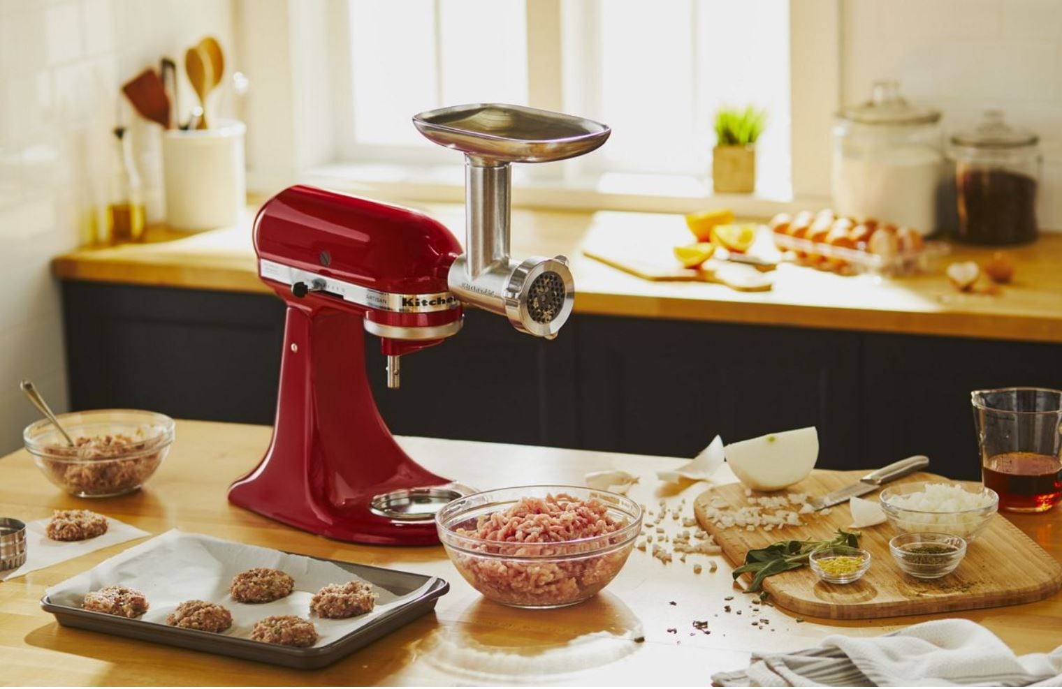 KitchenAid Metall-Nahrungsmittel-Ständer-Mischeraufsatz