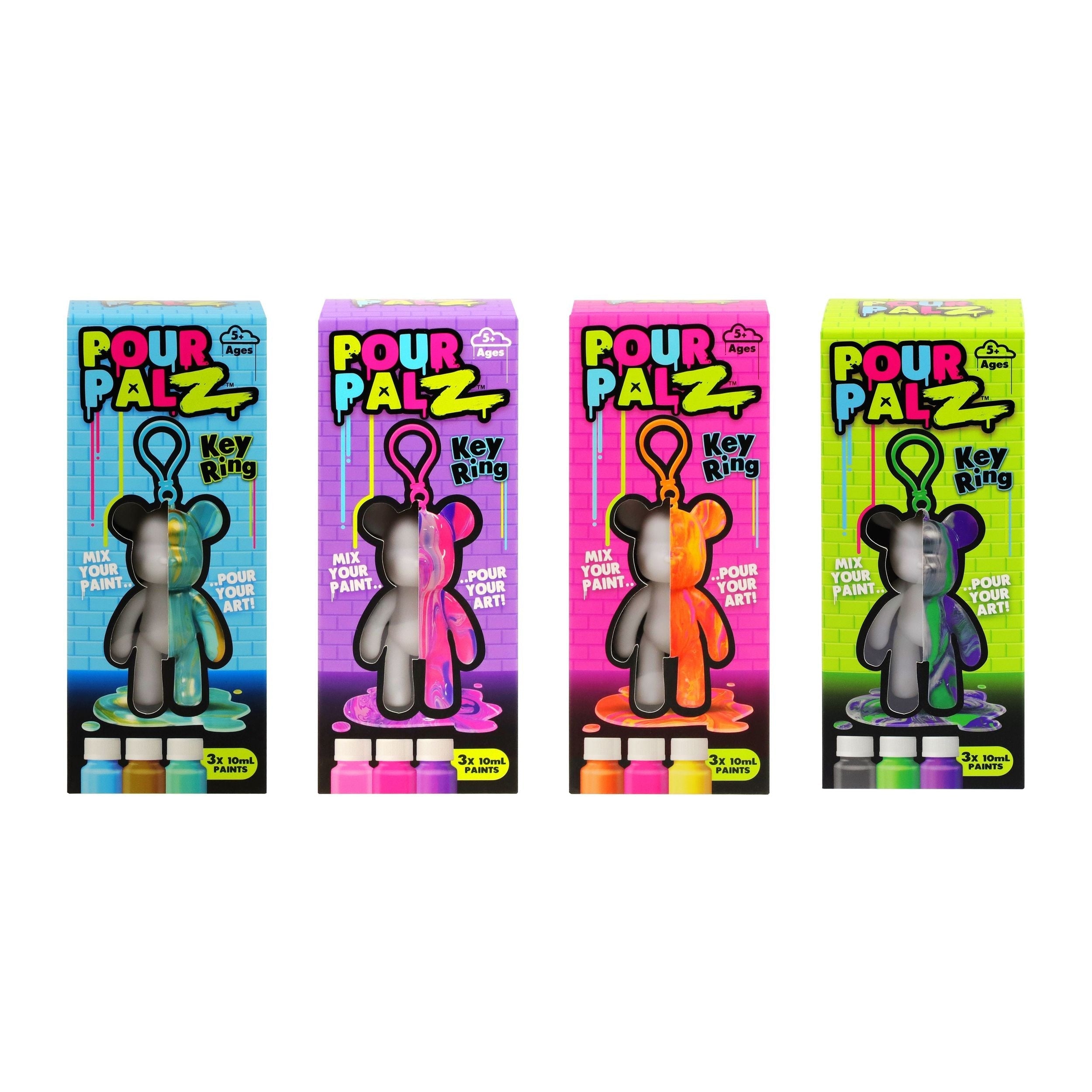 Pour Palz DIY mini Paint Bear, sortiert