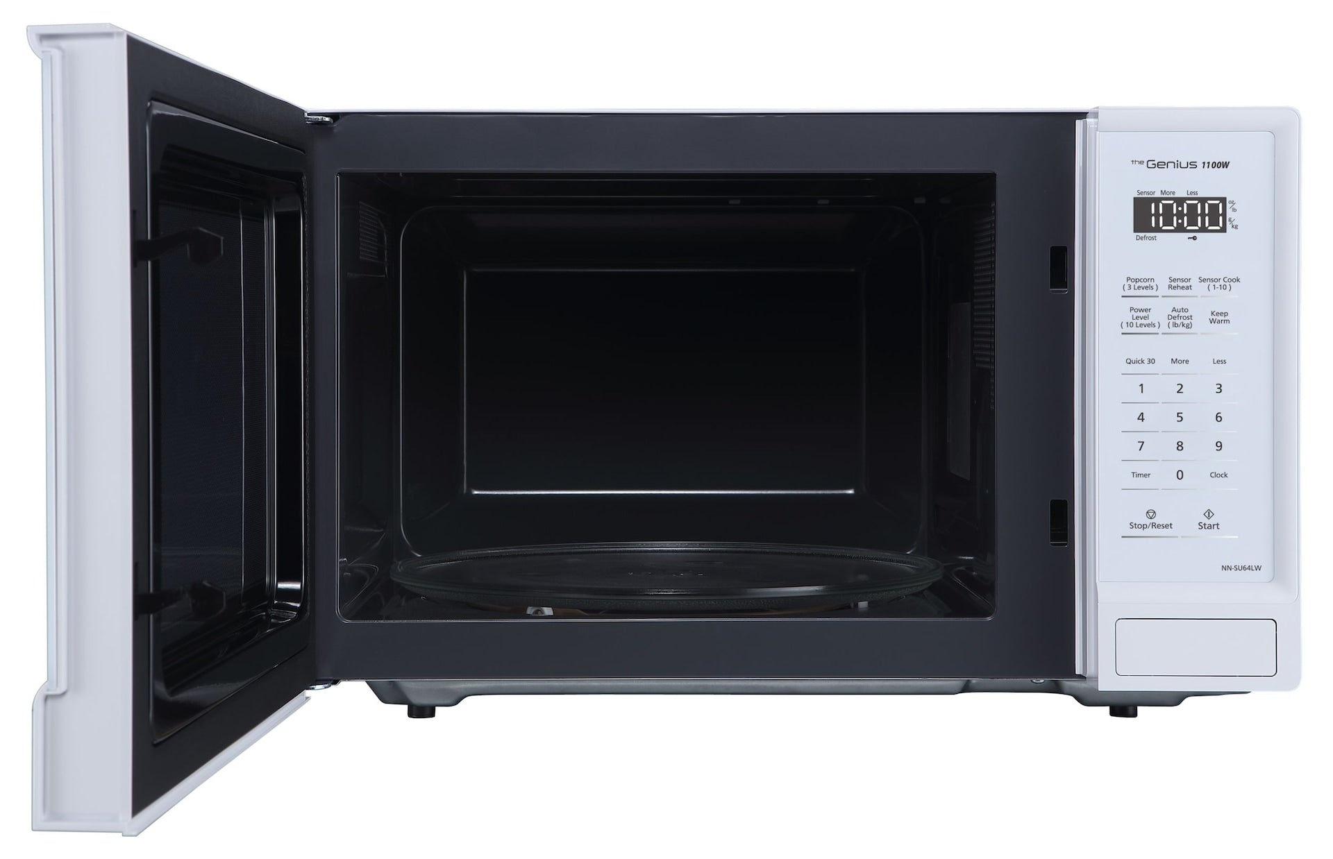 Panasonic NN-SU64LW countertop microwave genius sensor cooking, 1,3-cu.ft., matt weiß