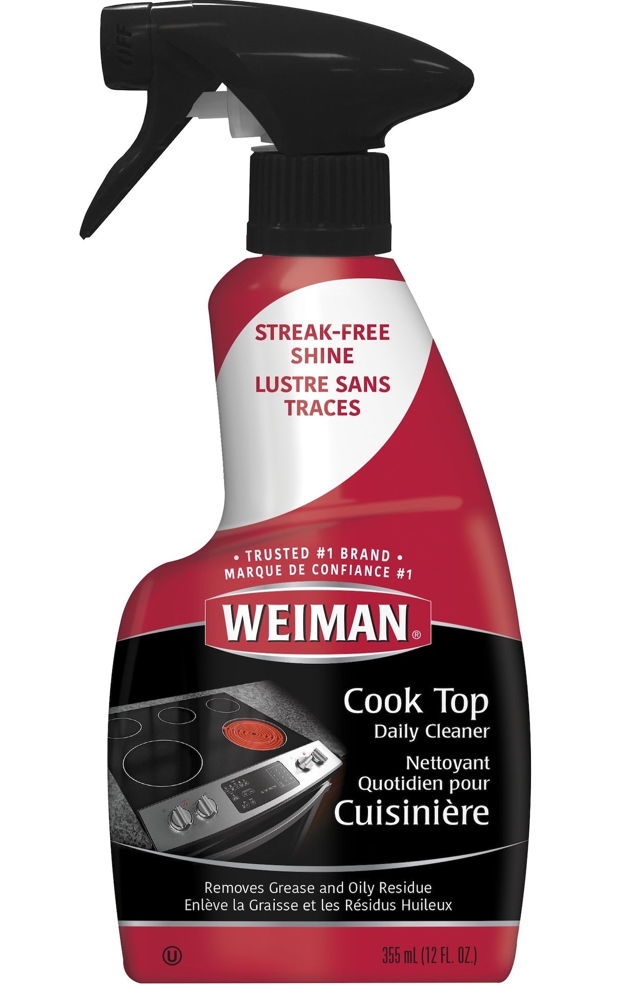 Weiman Herdoberseite tägliches Reinigungsspray, 355-mL