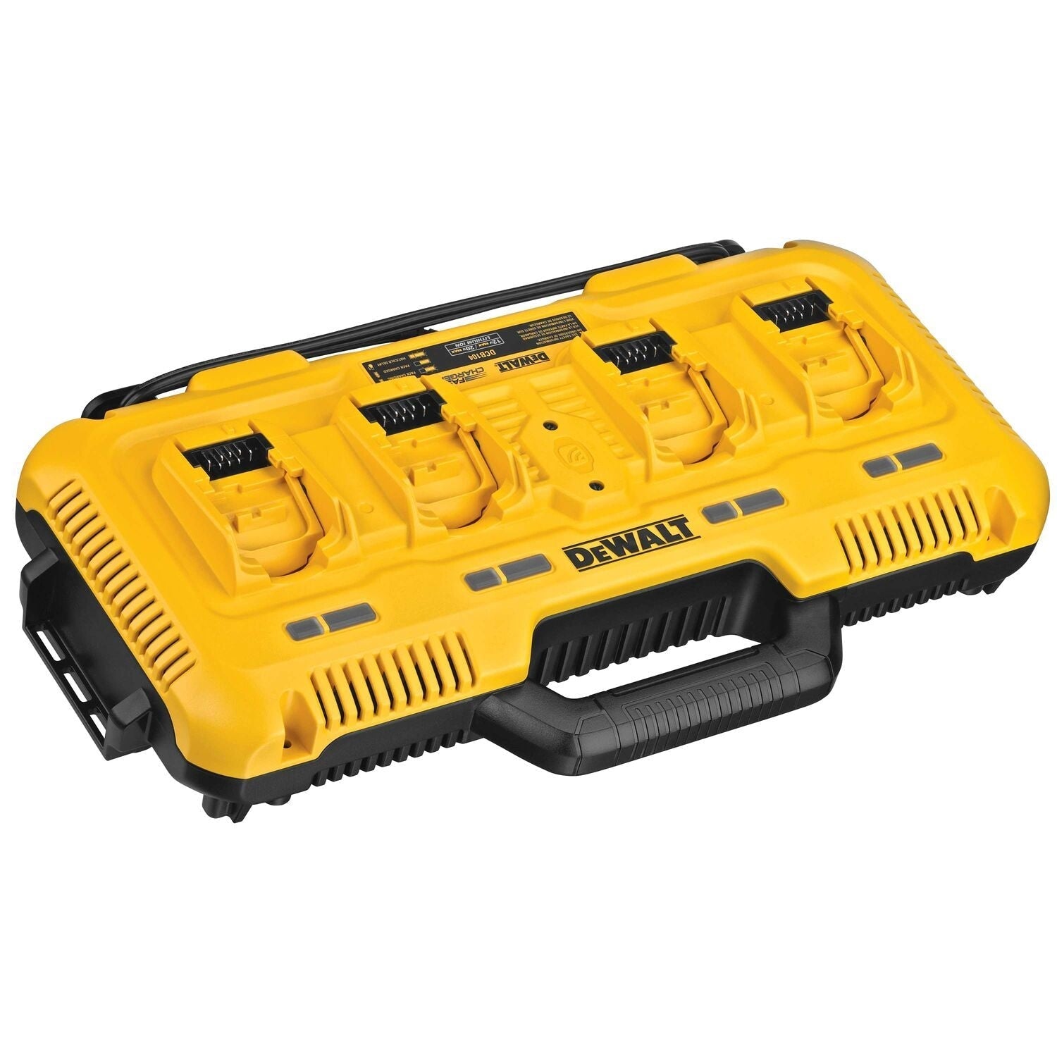 DEWALT DCB104 12V MAX*/20V MAX Lithium-Ionen 4-Port 8 Ampere Lüfter gekühlt Multiport Schnellladegerät