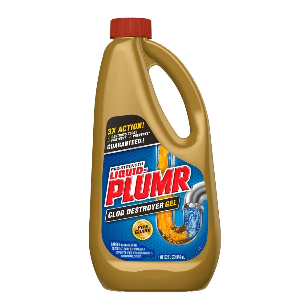 Liquid-Plumr Pro-Stärke-Küchenblockzerstörergel, Zitronenduft, 946-mL