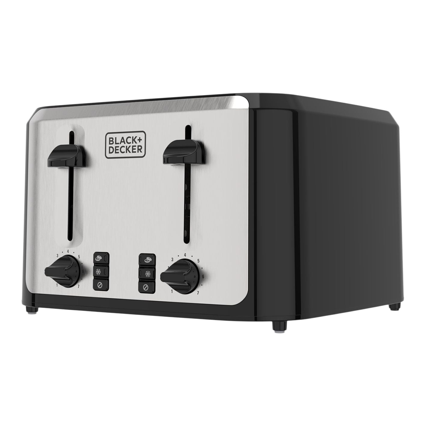 Black & Decker extra breite Slots Toaster mit 7 Einstellungen, 4-Scheiben