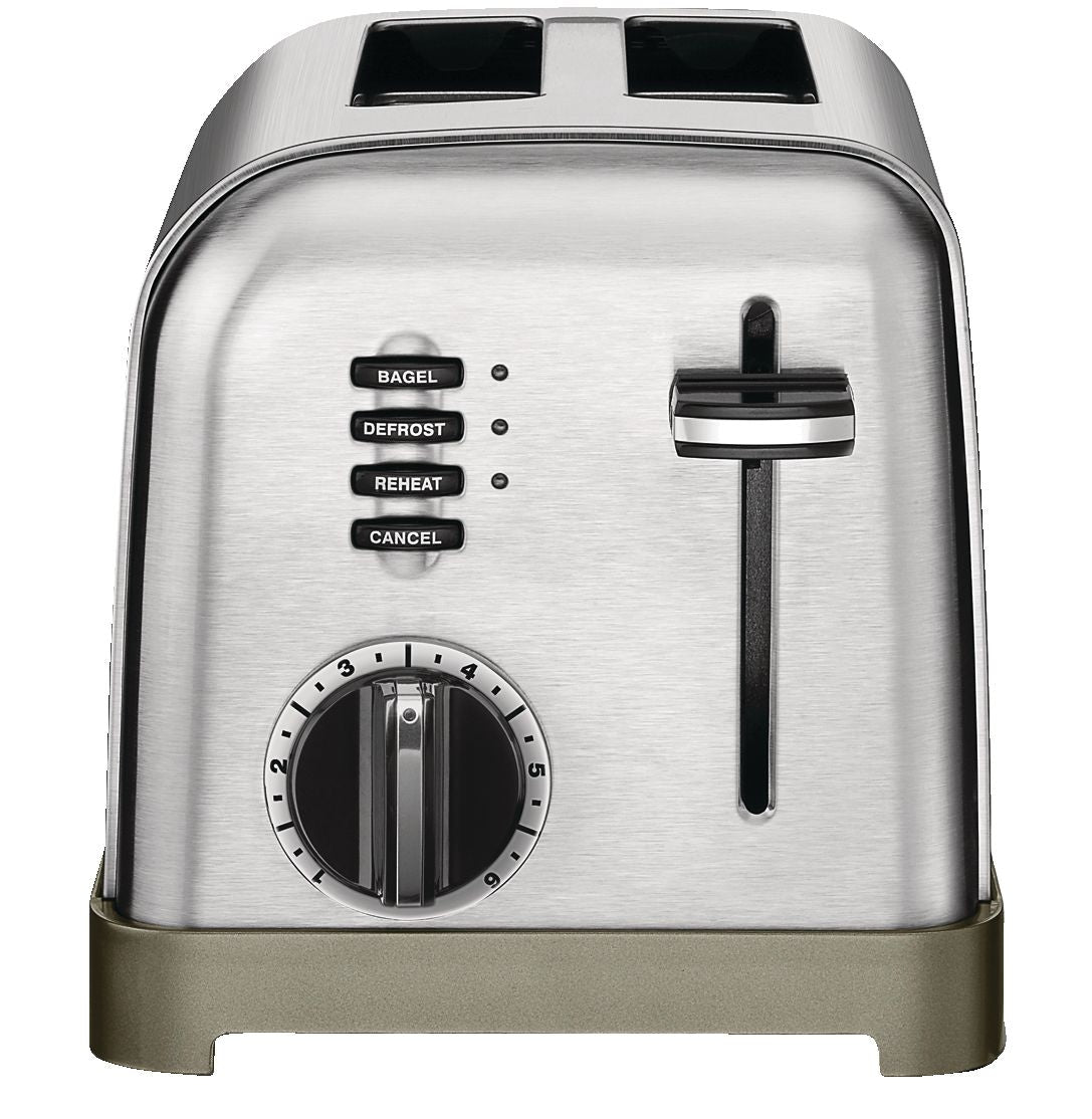 Cuisinart Metall klassischer Toaster mit 6 Einstellungen, Edelstahl, 2-Scheiben