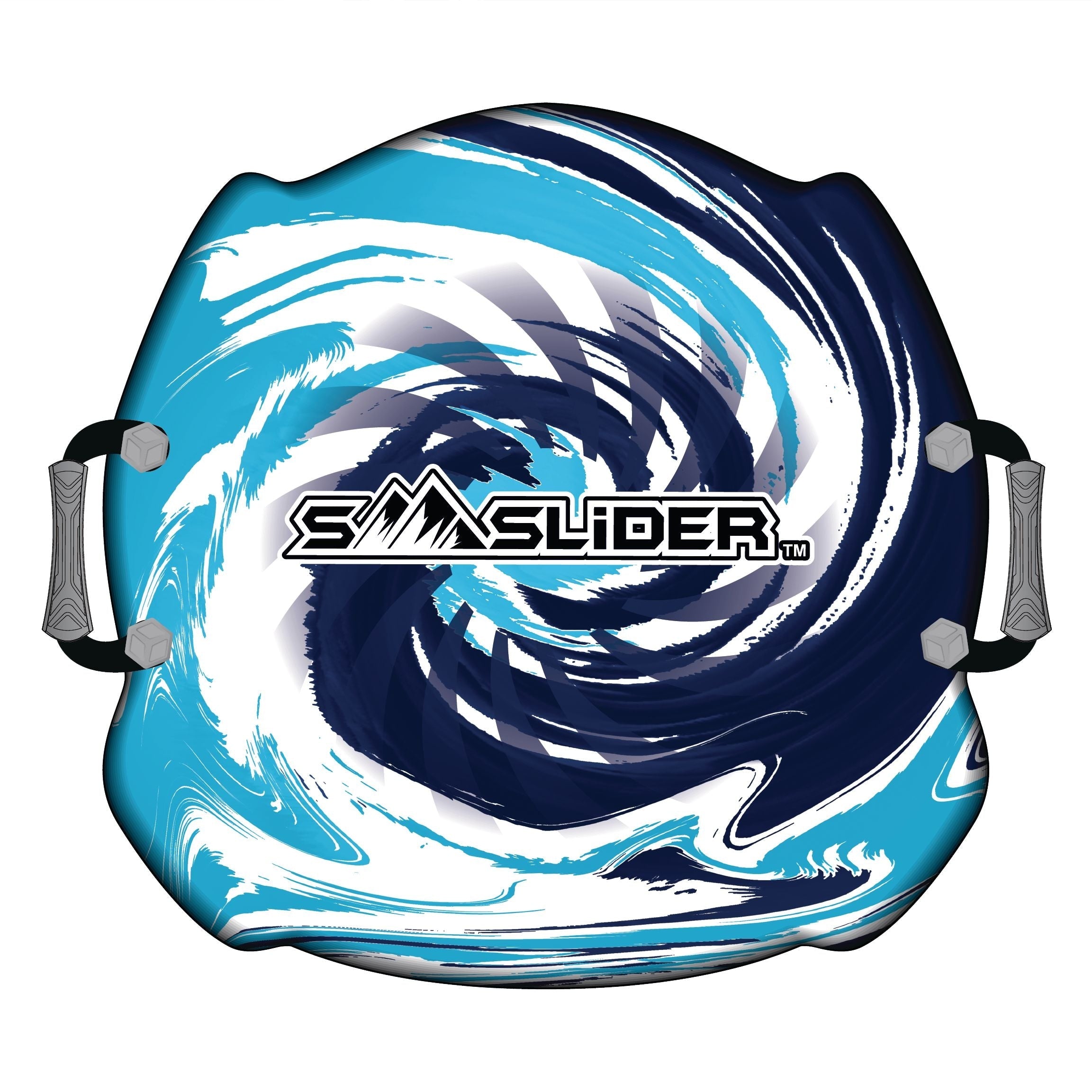 Snowslider Kinder 1-Personen-Leichtschaum Winter Schneetasse Schlitten / Rodel mit Griffen