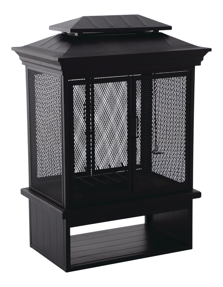 CANVAS mckay Outdoor-Holzfeuerkamin, 35-3/8 x 24 x 51-1/2-in