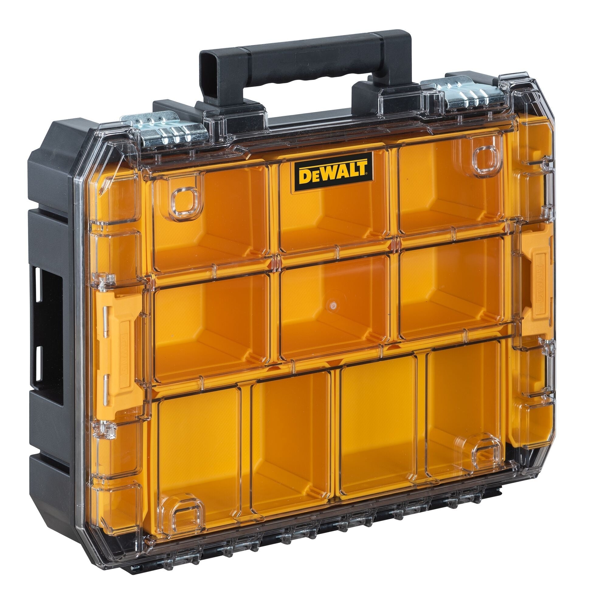 Dewalt TSTAK stapelbarer Organisator mit klarem Deckel, 44-lb