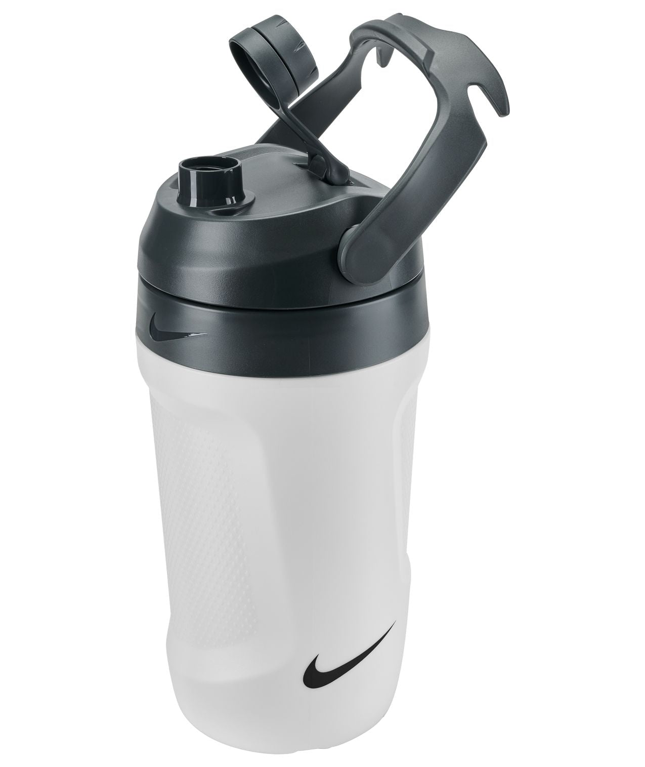 Nike Kraftstoffkanne 40-oz weiße isolierte Chug-Flasche mit Griff