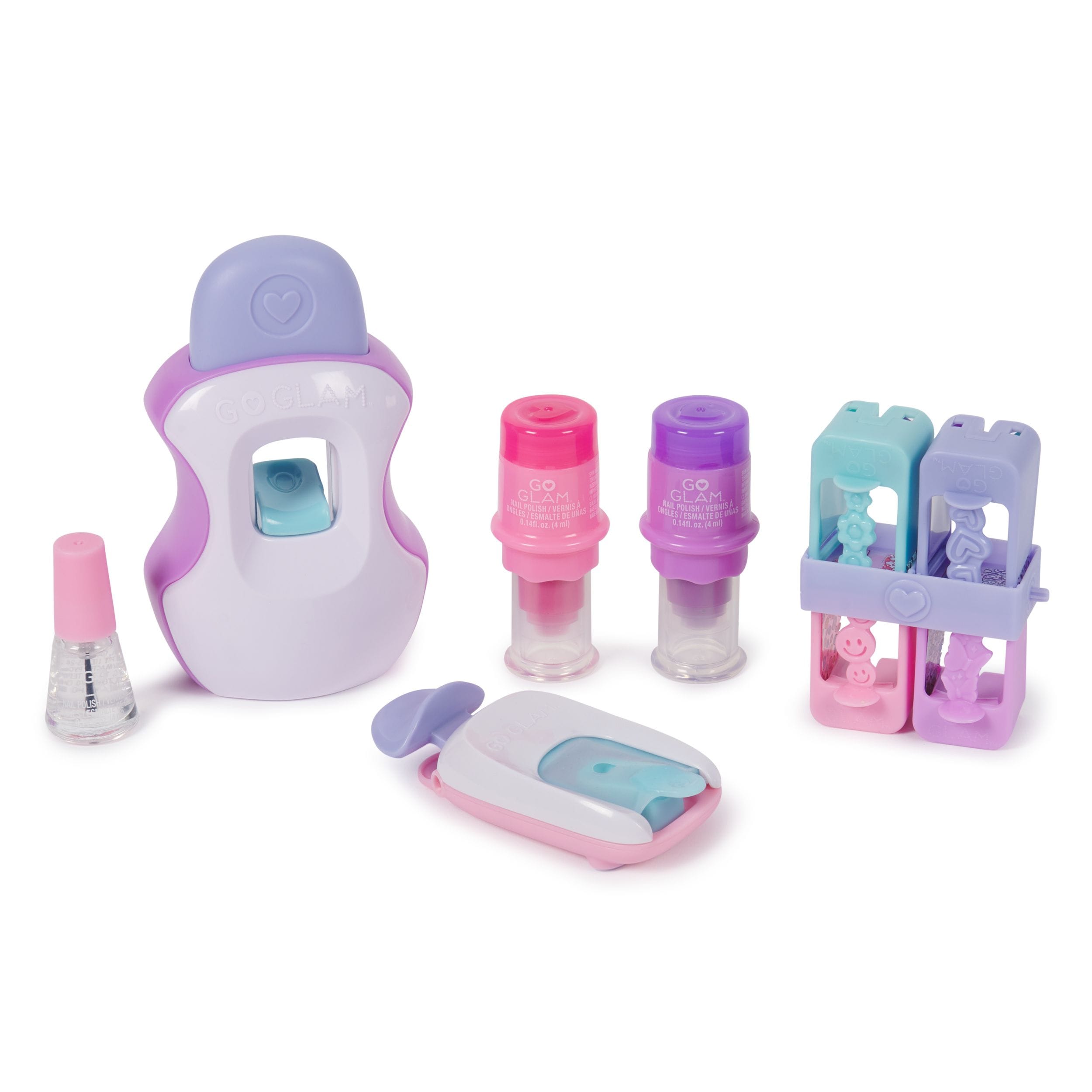Cool Maker, GO GLAM Studio Nail Kit, Stil 200 Nägel, 4 Designs, 2 polnische Applikatoren & Maske, ab 7 Jahren