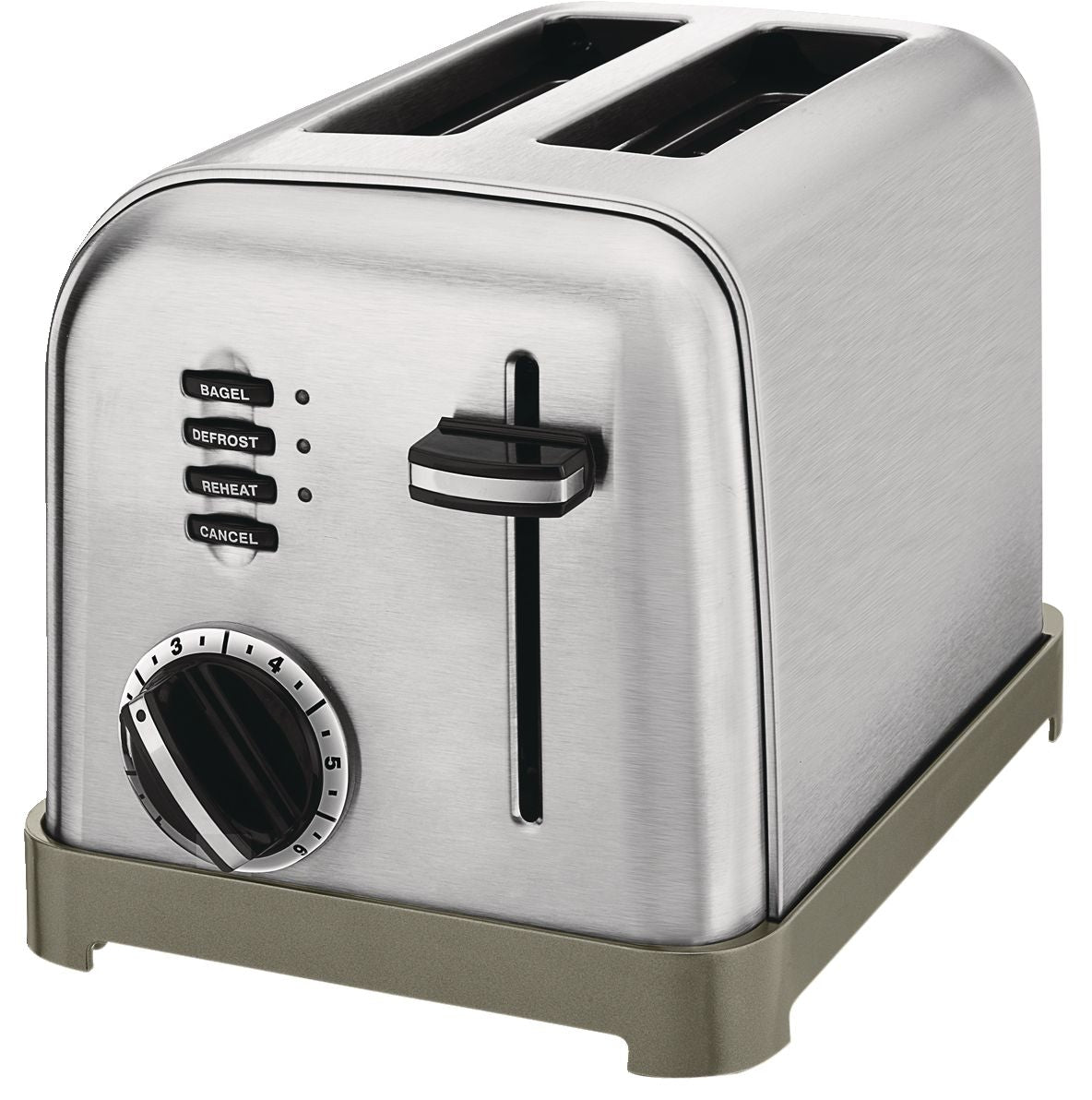 Cuisinart Metall klassischer Toaster mit 6 Einstellungen, Edelstahl, 2-Scheiben