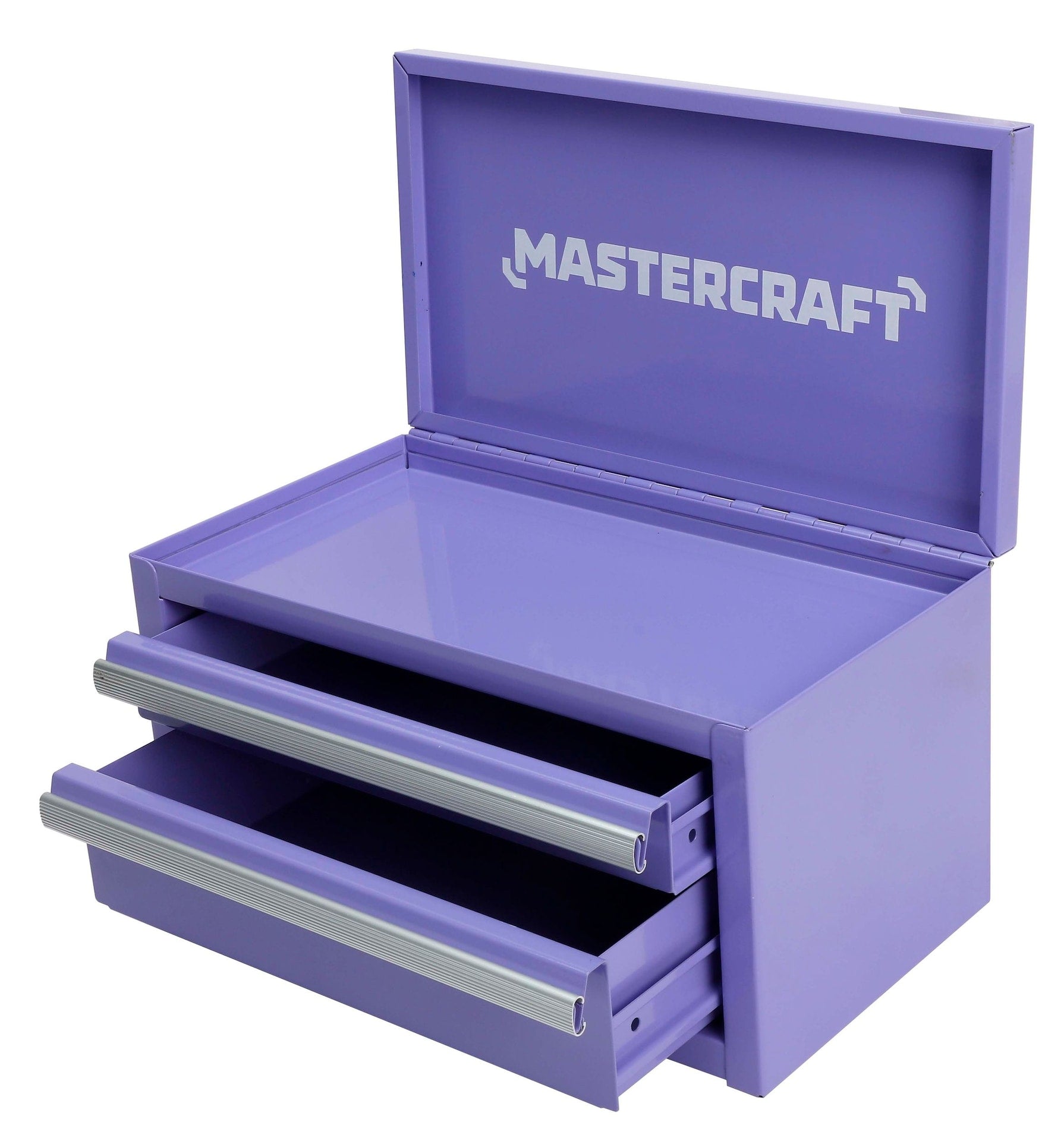 Mastercraft Mini-Toolbox mit 2 Schubladen, lila