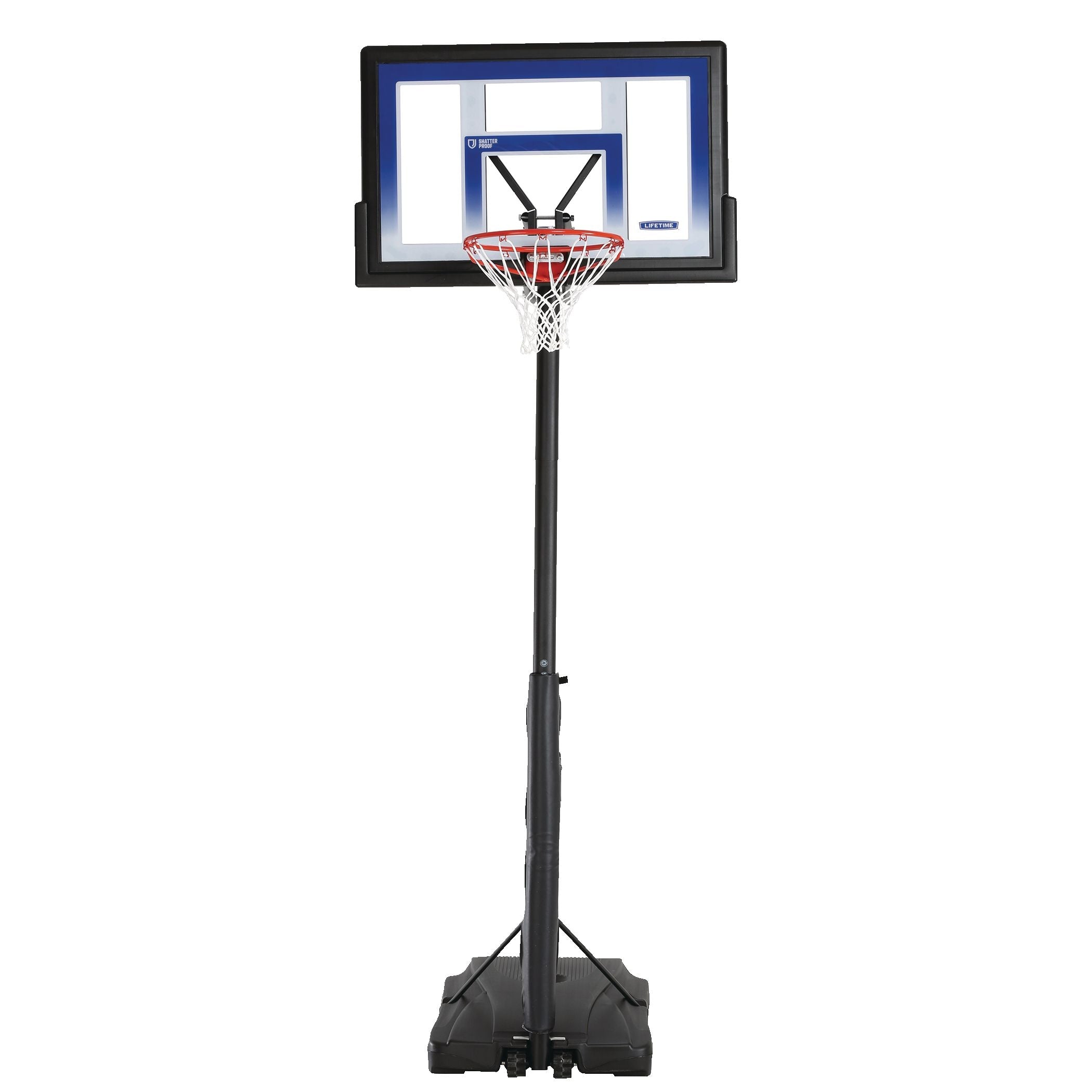 Lifetime tragbares verstellbares Basketball-Backboard, Reifen & Netzsystem, 48-in
