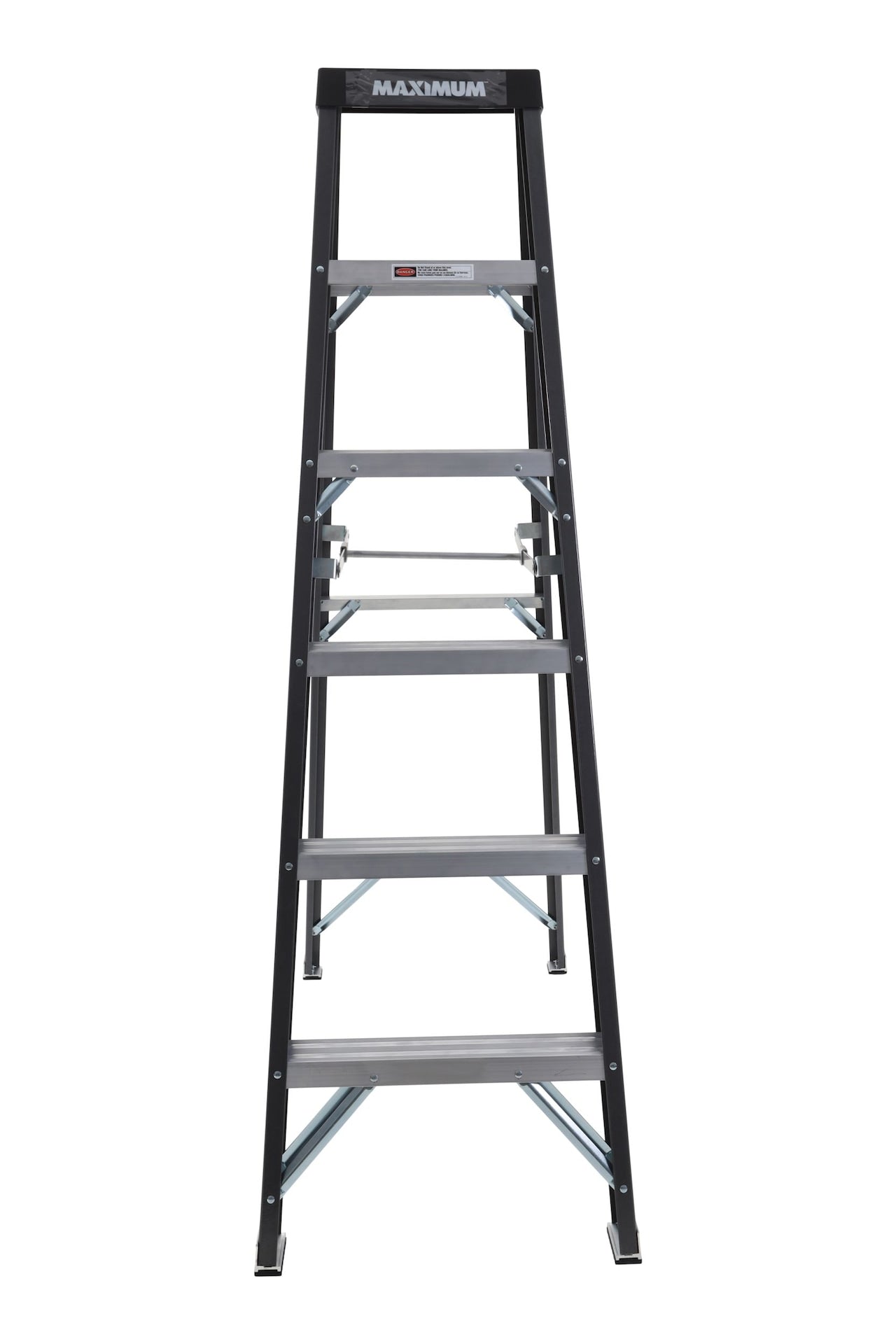MAXIMUM Klasse 1 Fiberglas schwere industrielle Stufenleiter, 250-lb, 6-ft