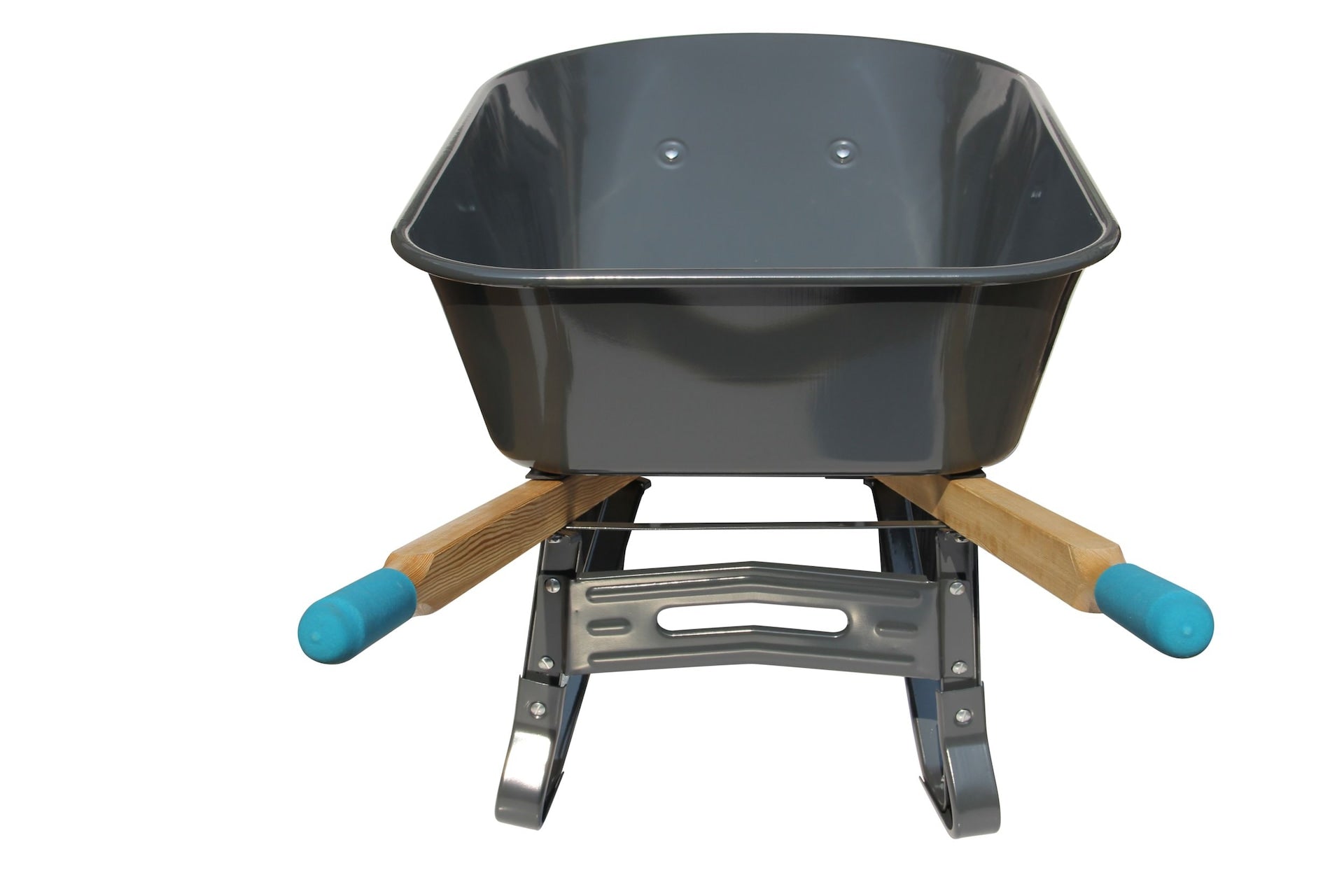 Yardworks Stahlschale 2-Rad Garten Schubkarre, 6-cu-ft