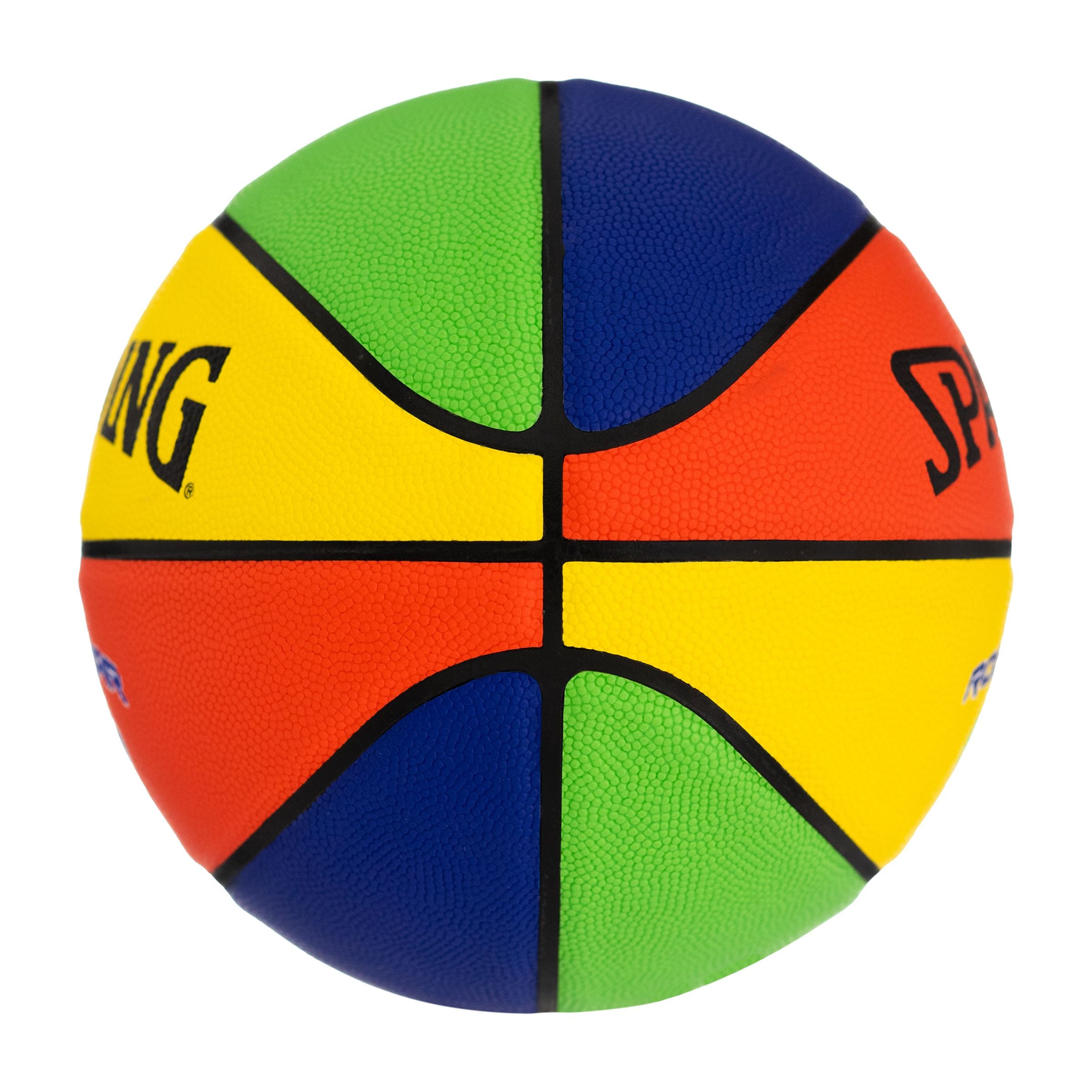 Spalding Rookie-Ausrüstung Jugendkinder Mehrfarben-Komposit-Basketball, Größe 5 (27,5-in)